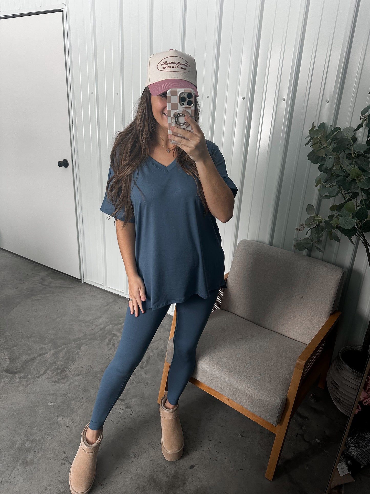 Brooklyn Lounge Set - Dusty Blue *restock!