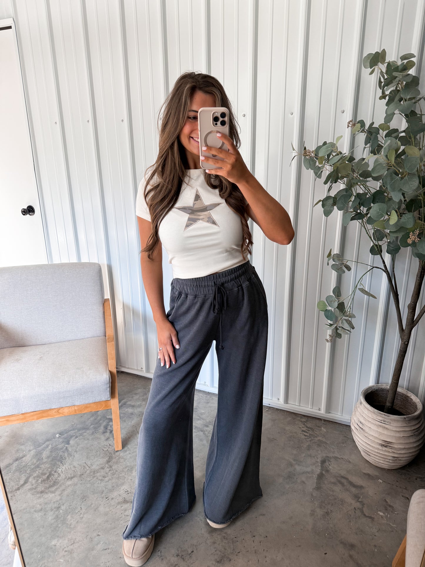 Halsey lounge pants - Charcoal