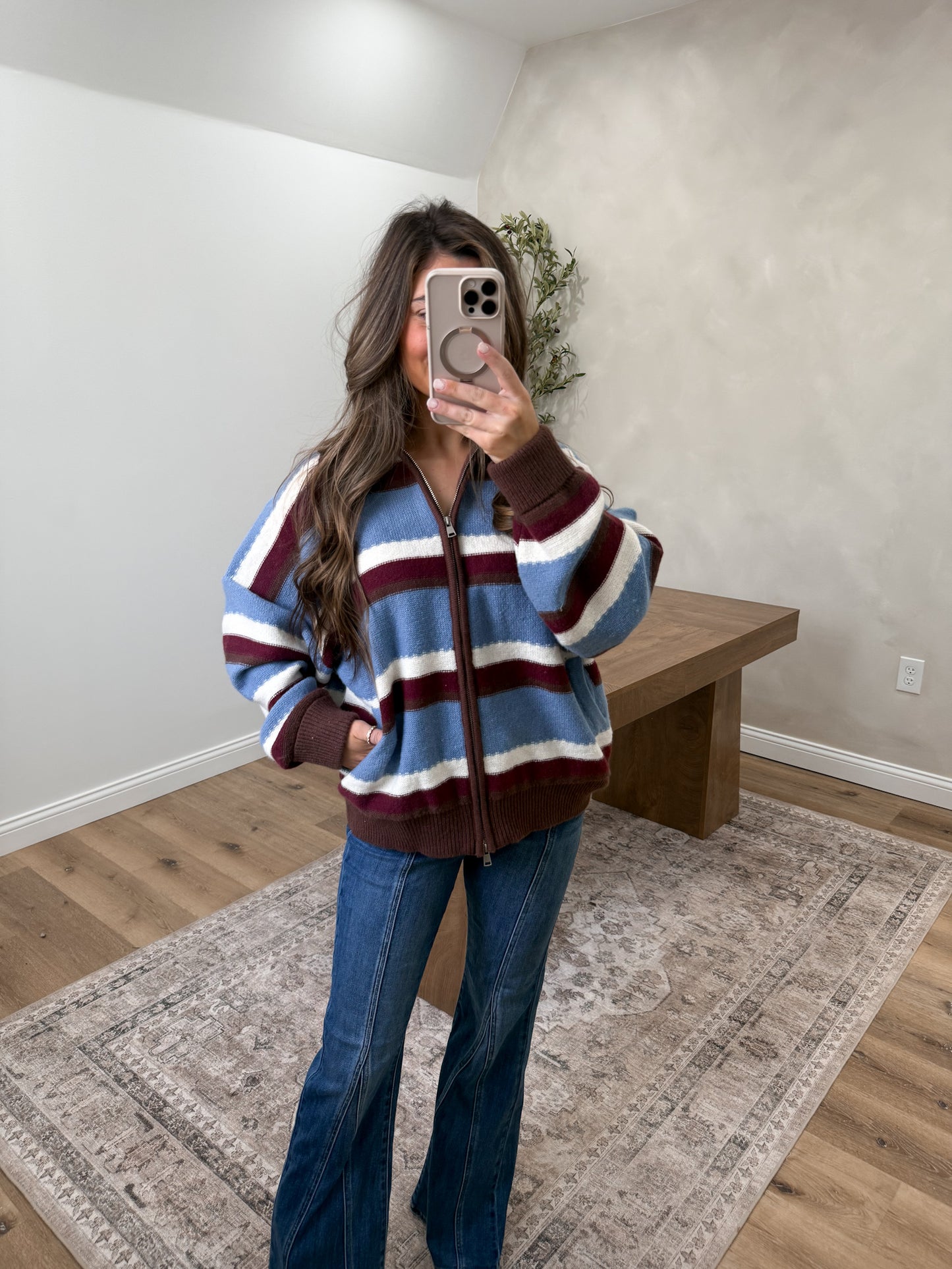 Mountain Mornings Zip-Up Sweater
