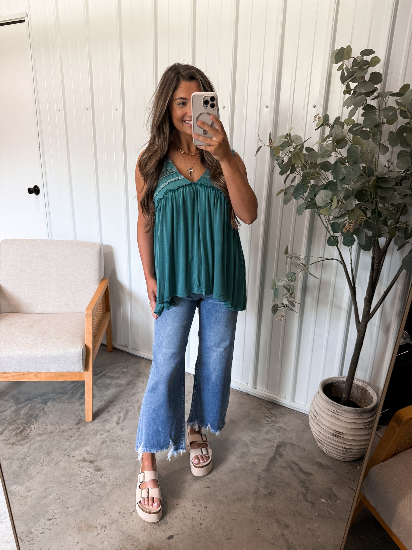 Alani stretch High Rise Jeans - medium wash