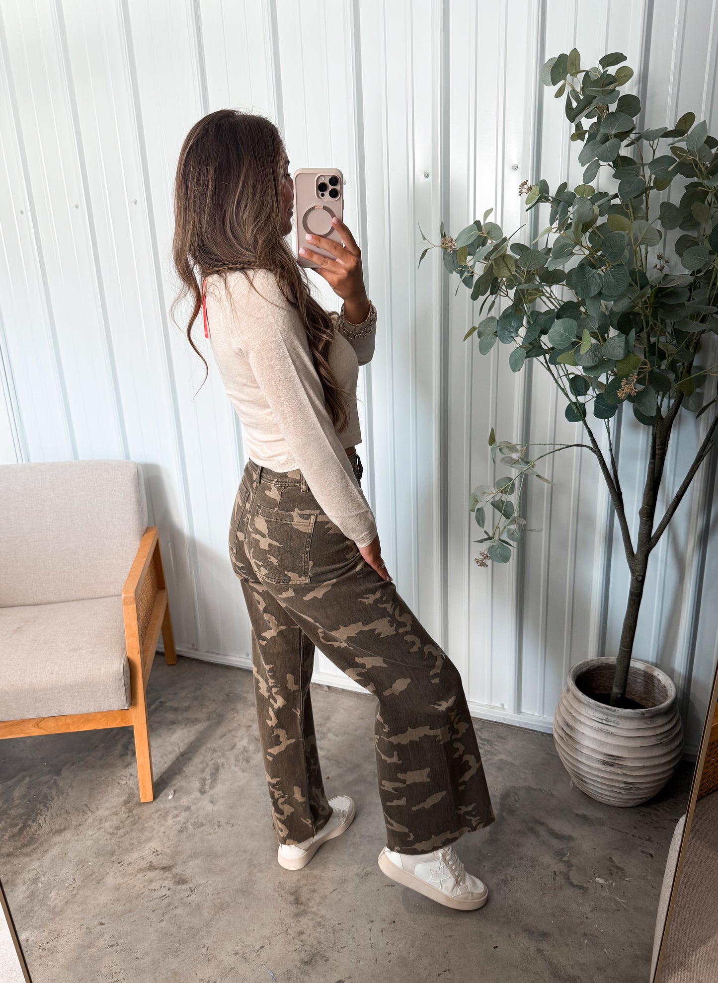 Camo Stretch Jeans