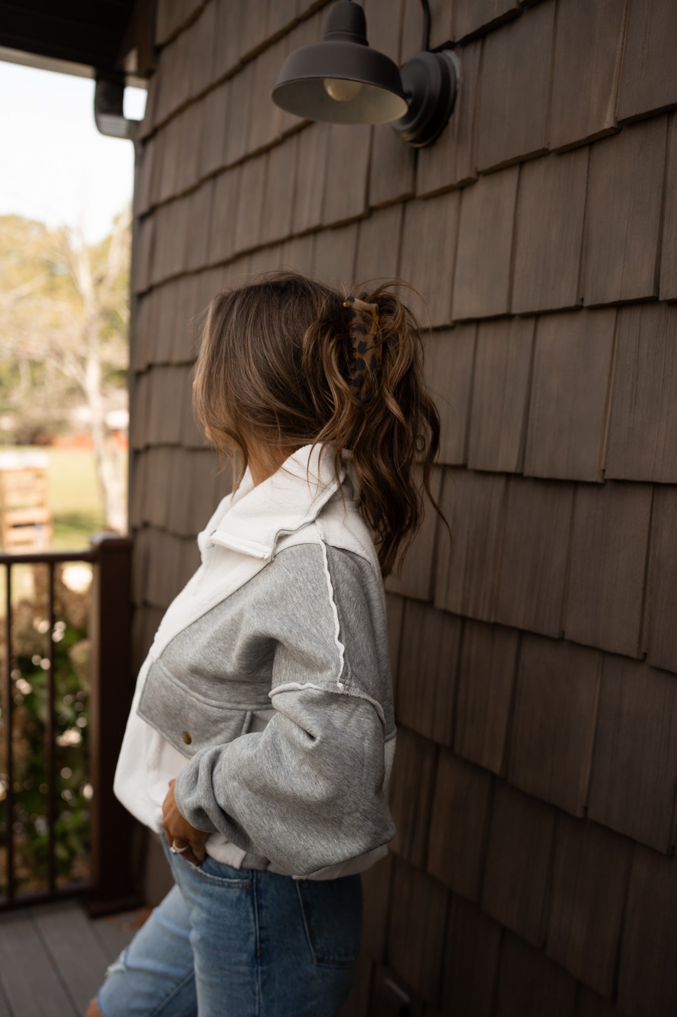 Carter Pullover -Grey