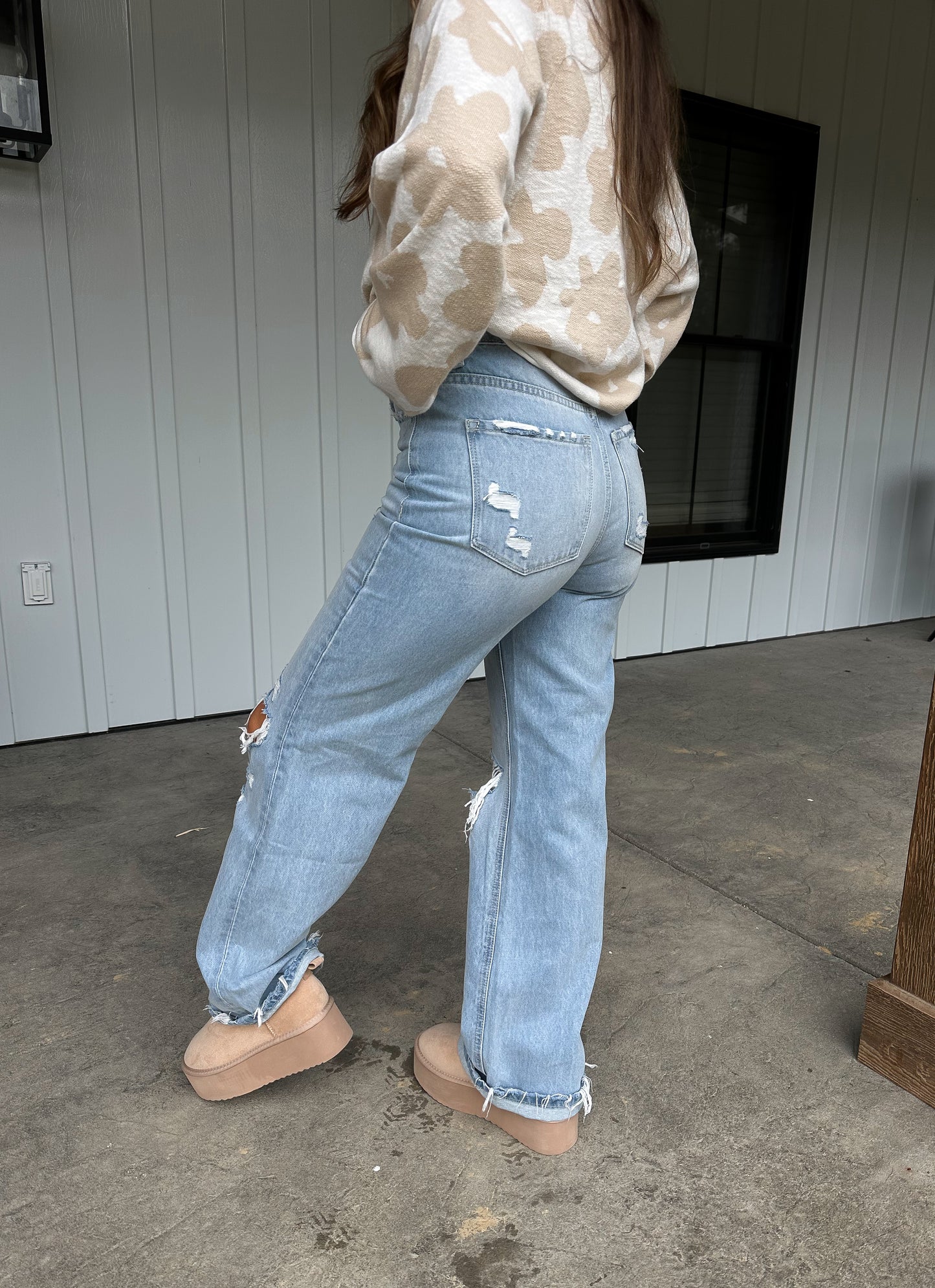 90's Vintage High Rise Flare Jeans