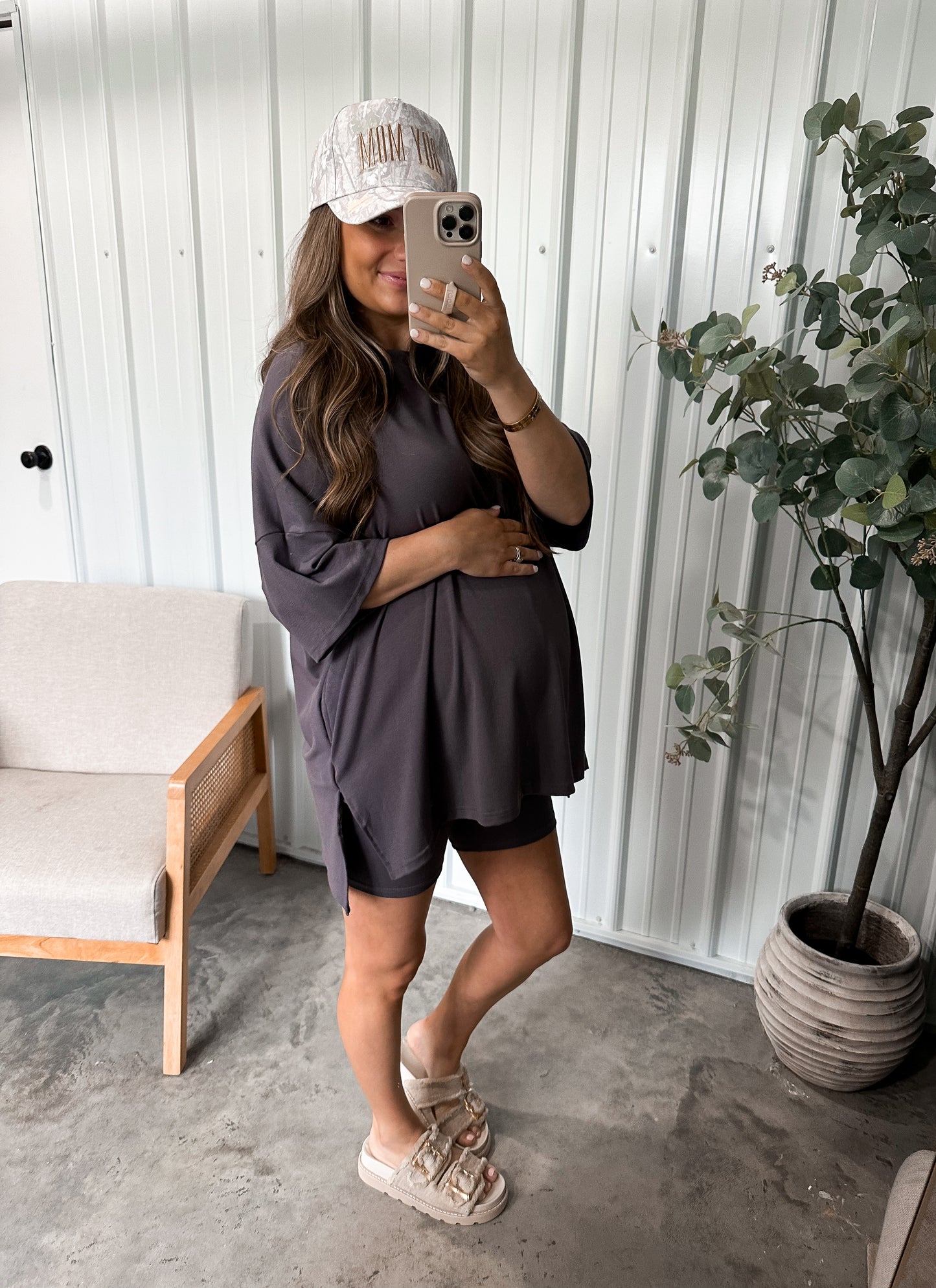 Graysyn Tunic Set- Grey