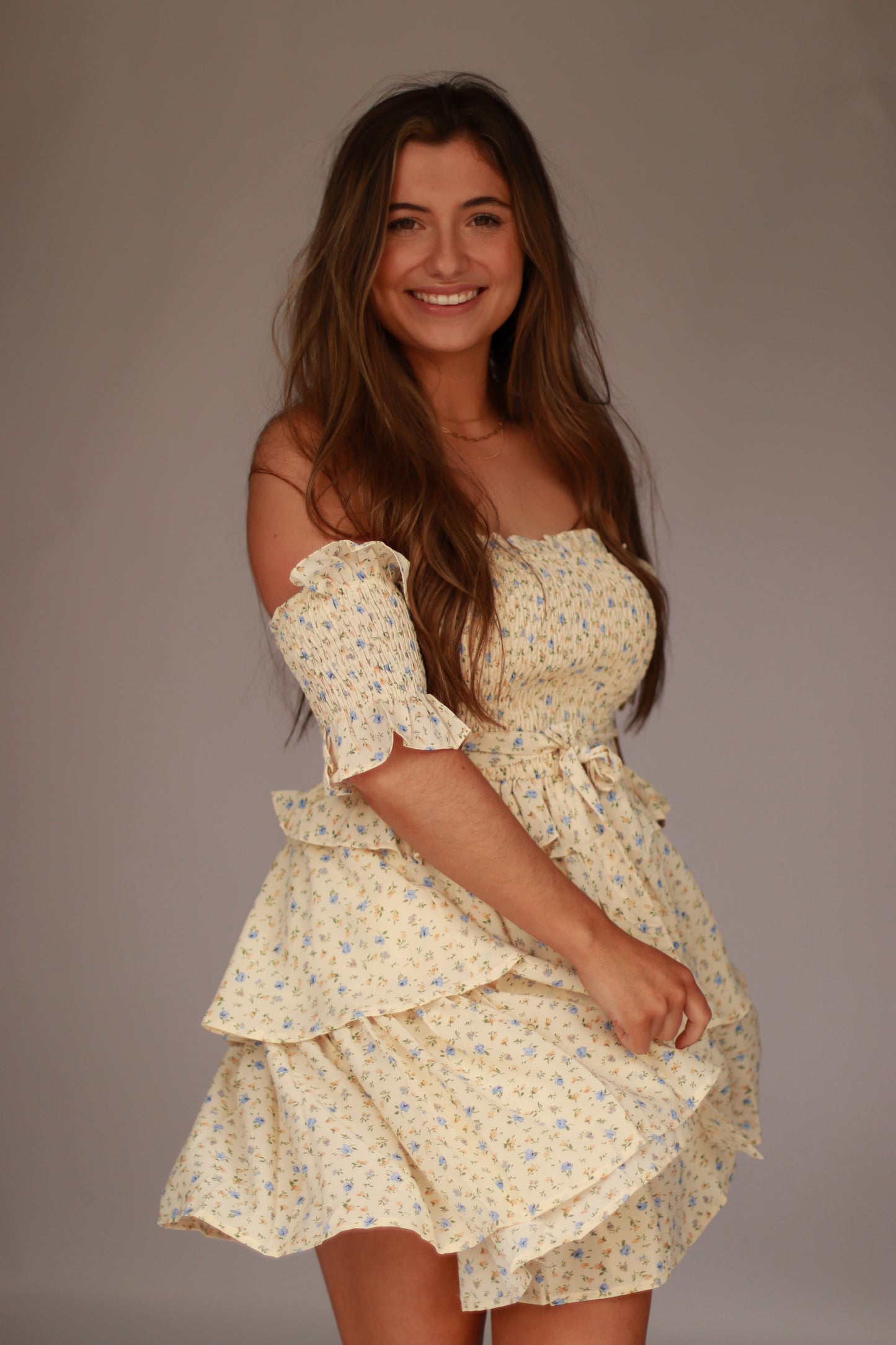 Raylynn Ruffle Mini Dress