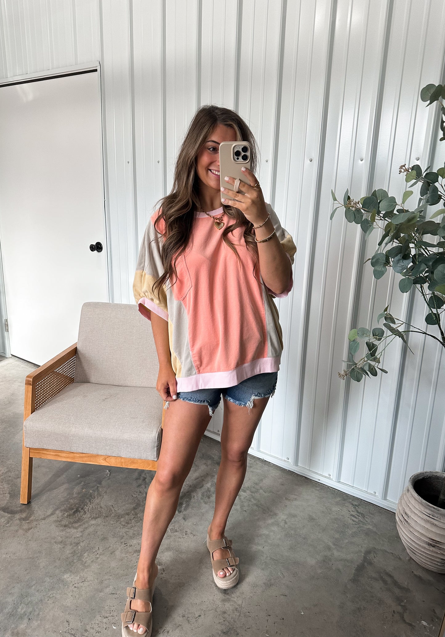 Blossom Colorblock Pullover