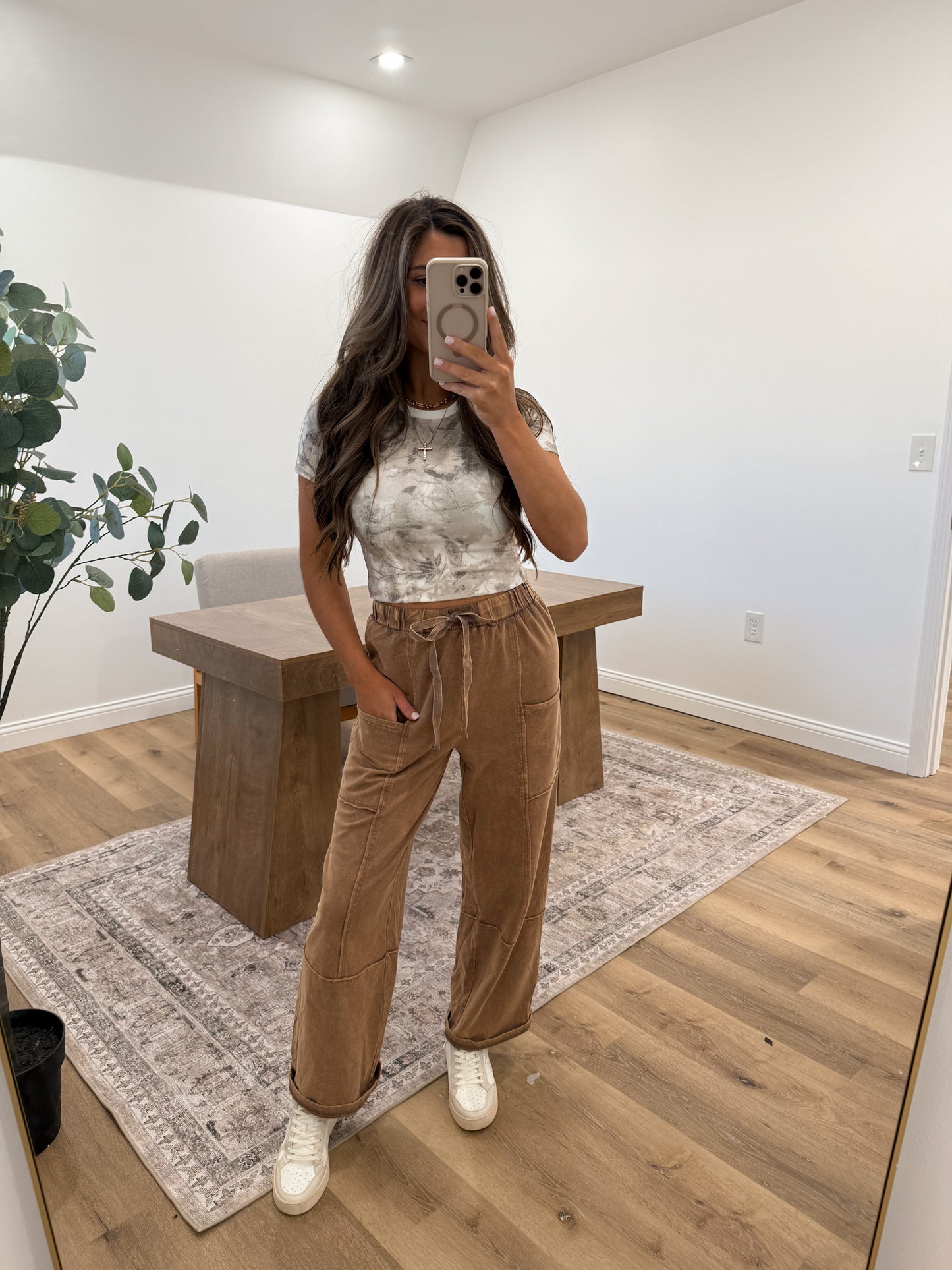 Light Woodland Camo Jersey Baby Tee RESTOCK!