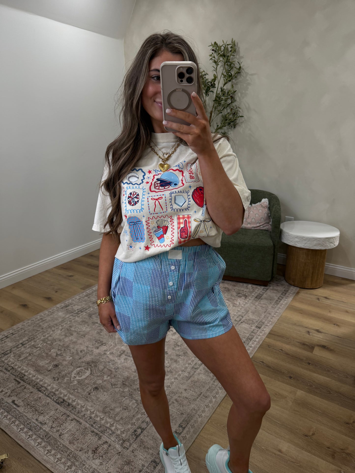 DreamStripe Boxer Shorts - blue mix