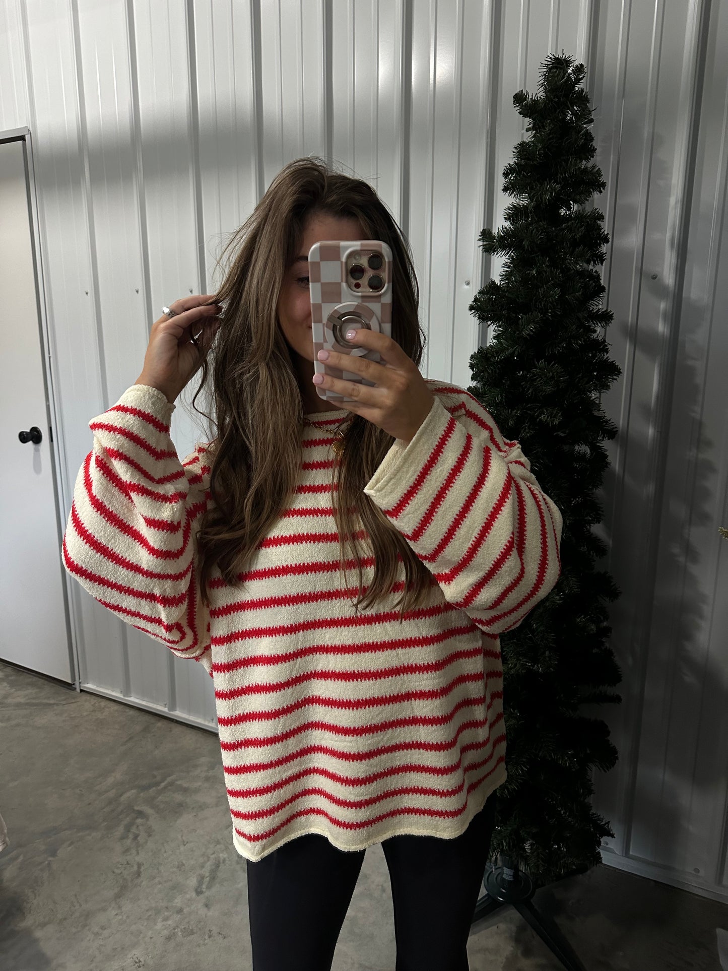 Peppermint Muffin Sweater