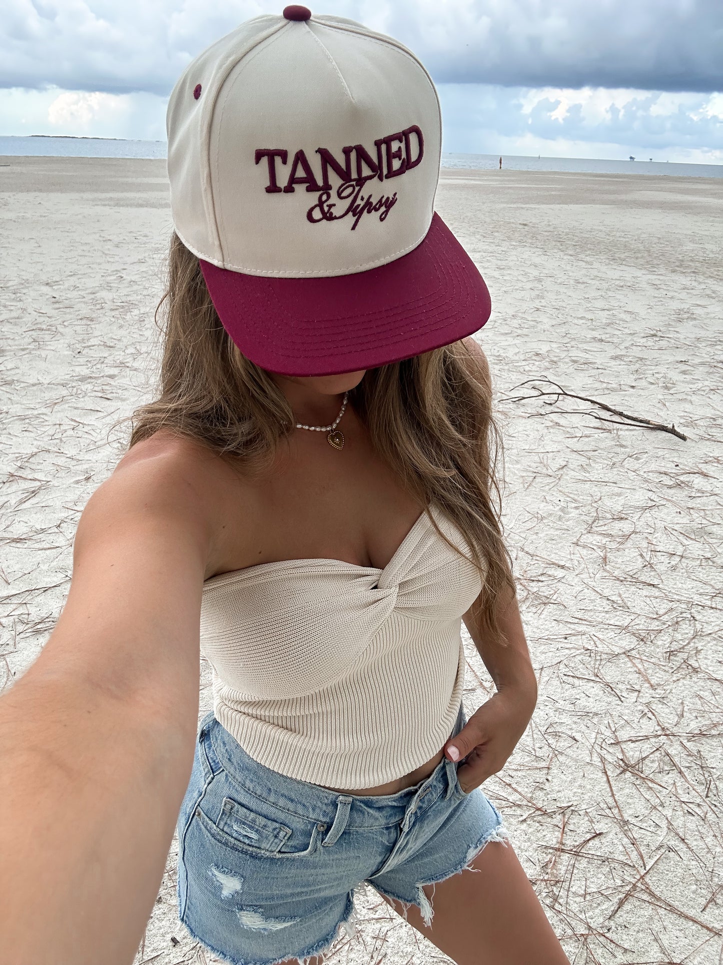 Tanned and Tipsy 3D embroidered Trucker Hat