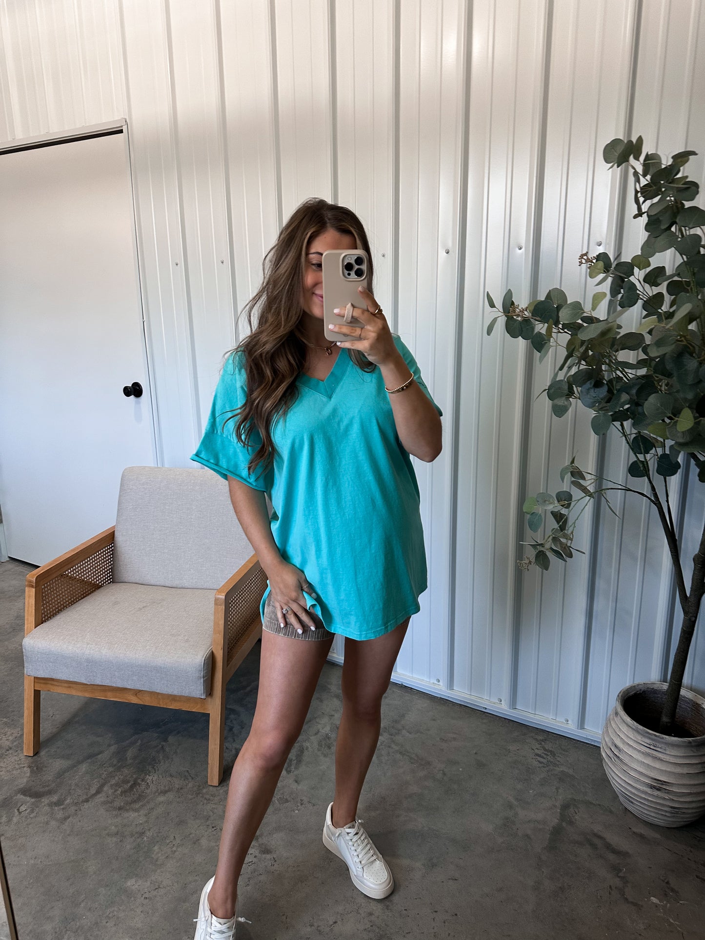 Staple VNECk Boyfriend Tee - 2 colors