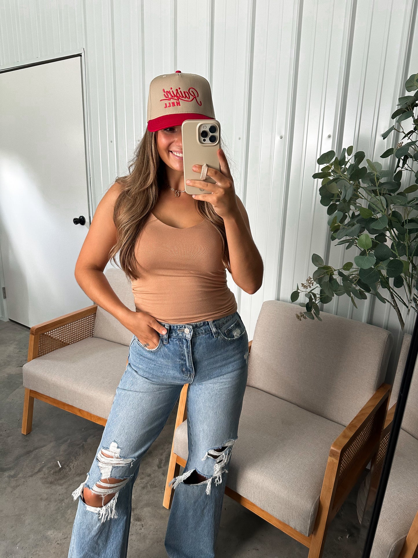 Rasin Hell Embroidered Trucker hat