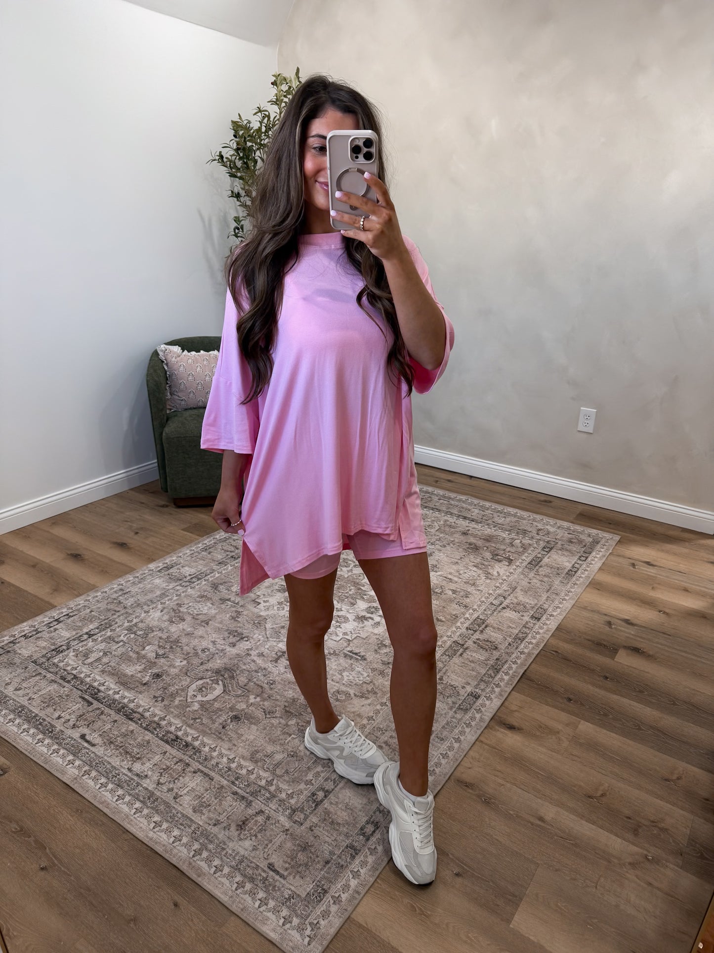 Graysyn Tunic Set - light pink