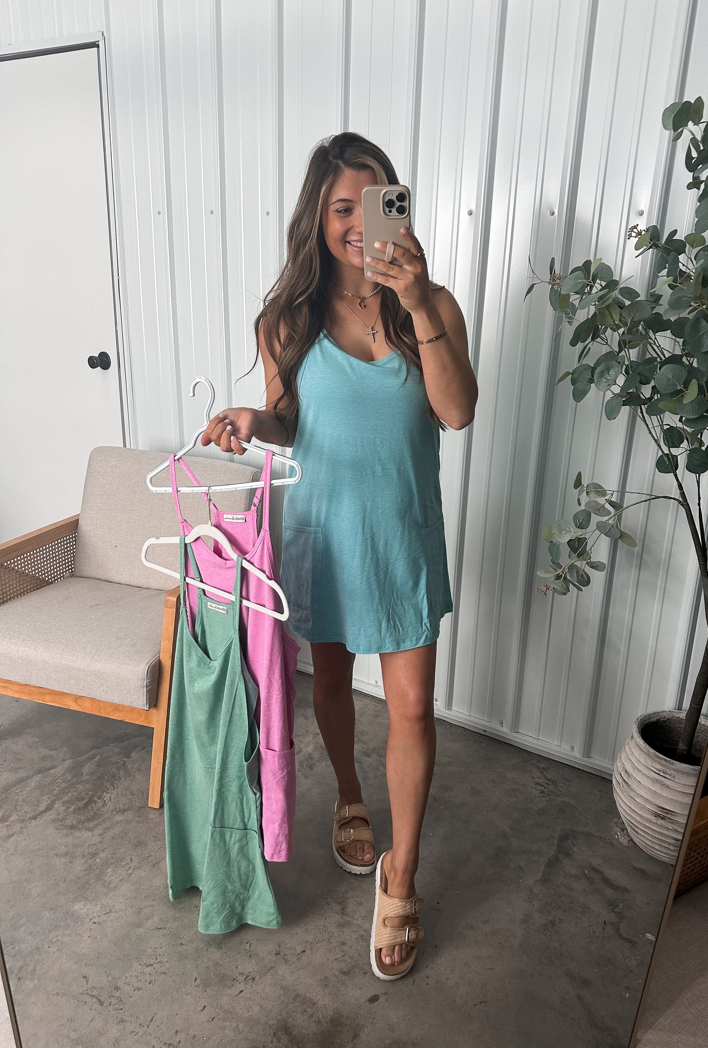 On the daily Romper Dress- Heather Mauve *restock*