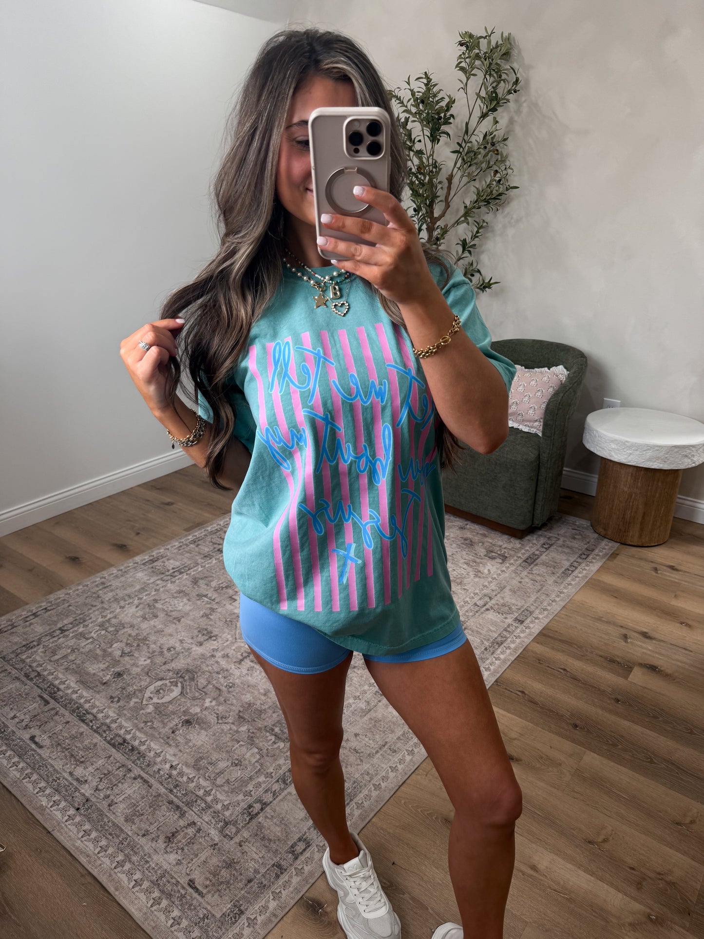 My Jesus Graphic Tee - seafoam