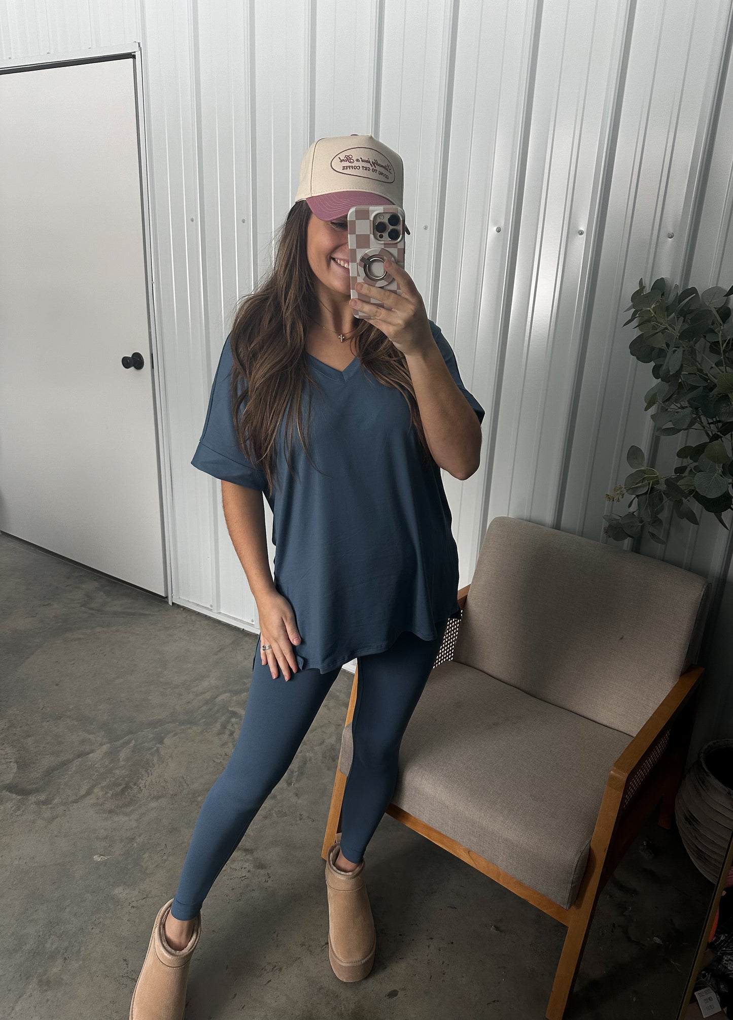 Brooklyn Lounge Set - Dusty Blue *restock!