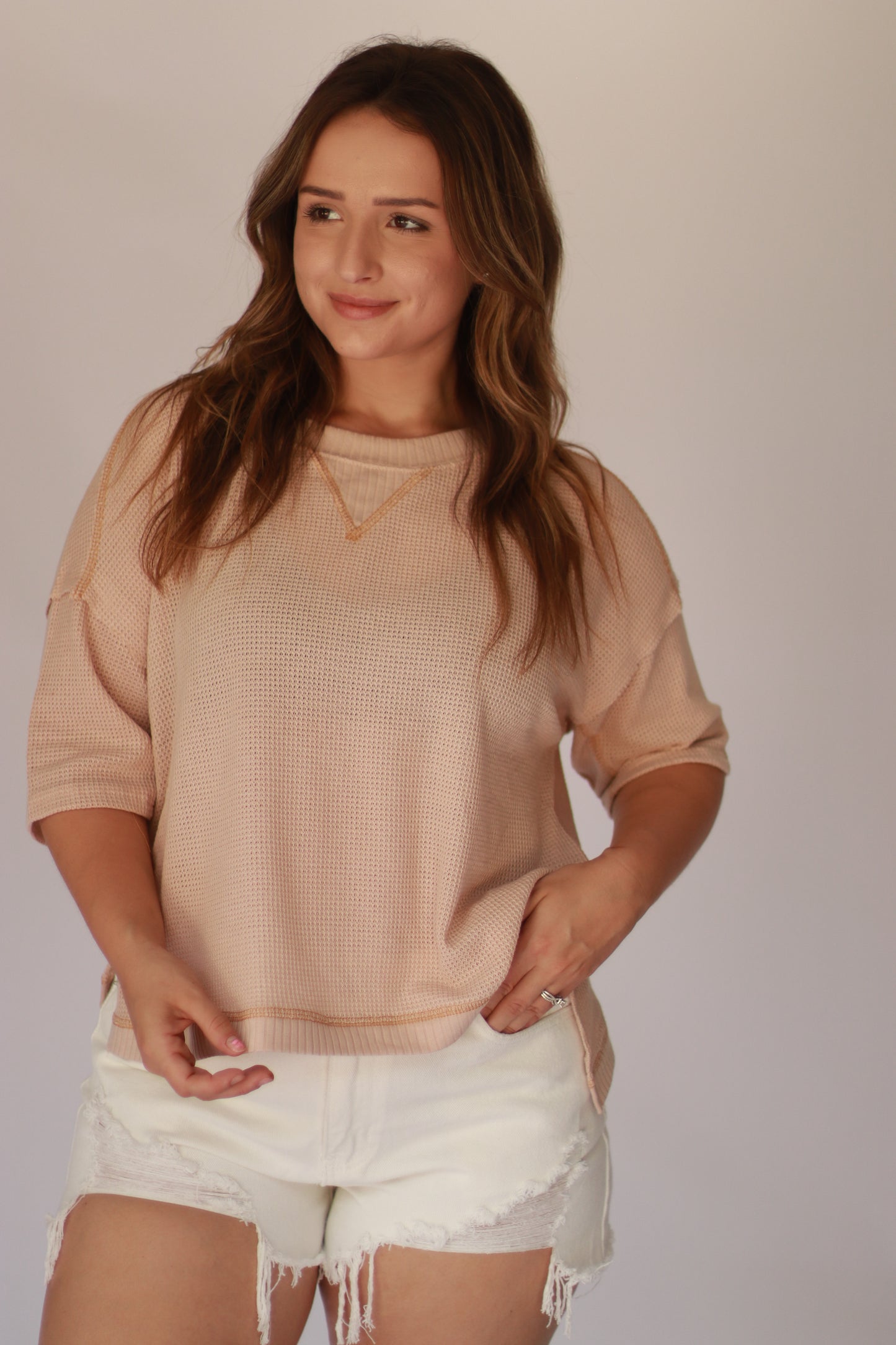 Everyday Waffleknit Top