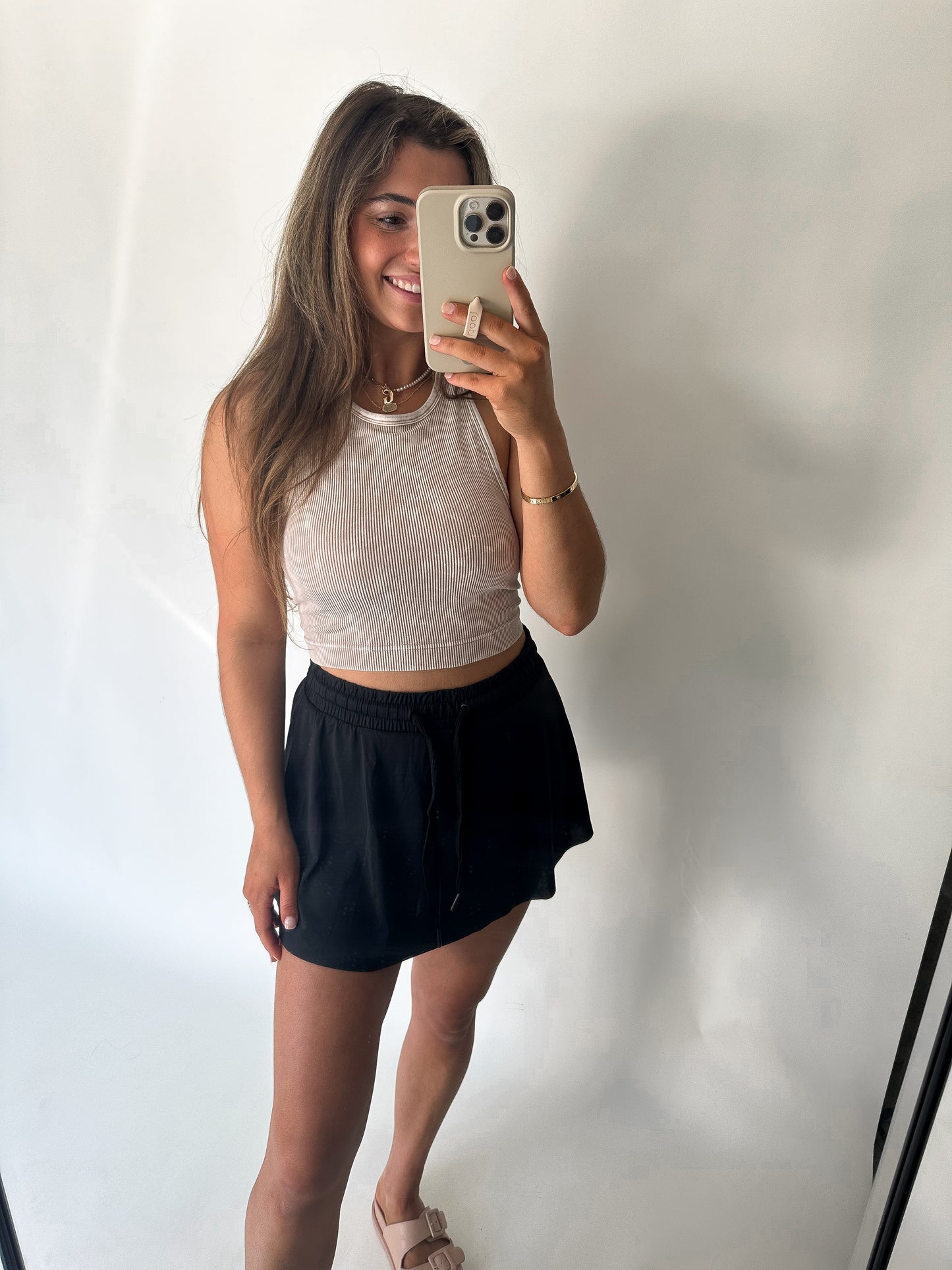 Essential Ribbed High Neck tank