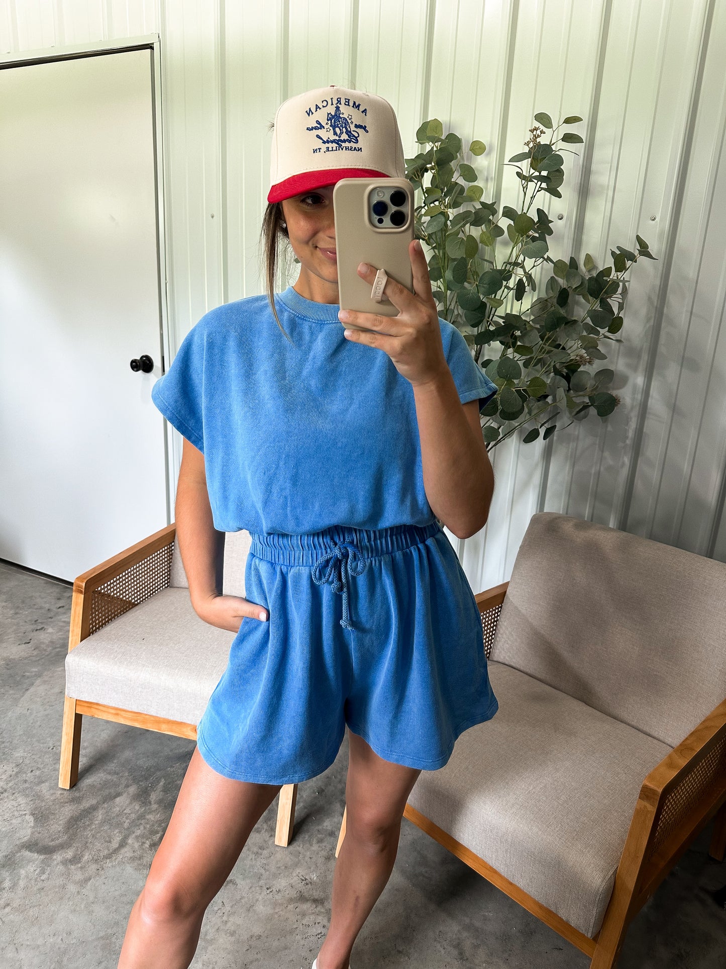 Grab n Go Romper - Royal Blue