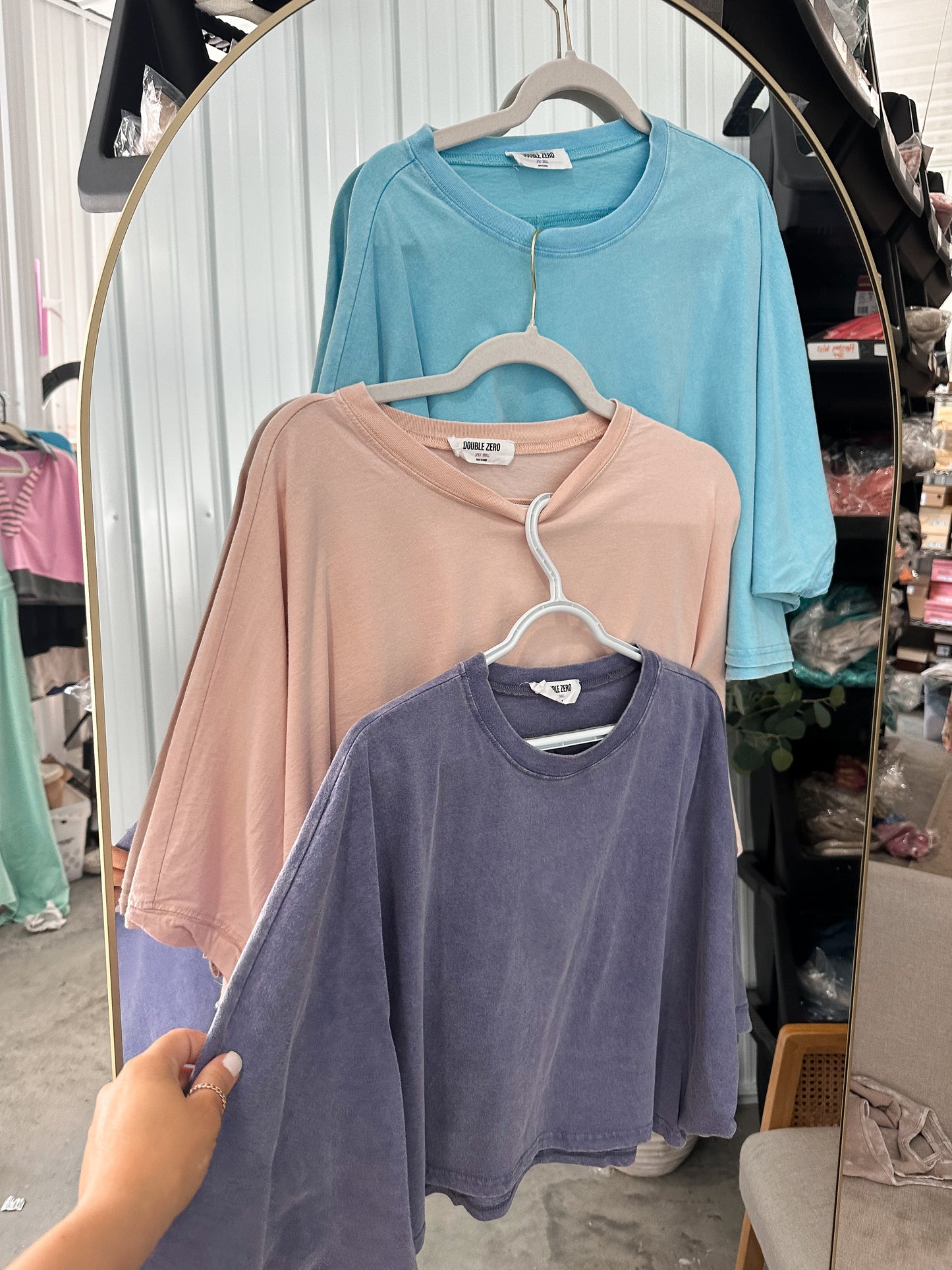 Bryson Slouchy Tee- Dusty Indigo