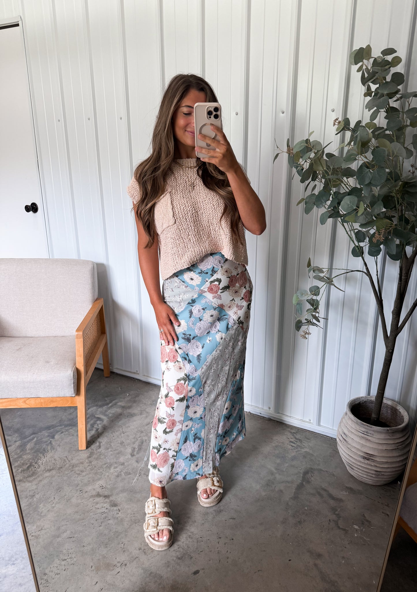 Farrah Floral Maxi Skirt