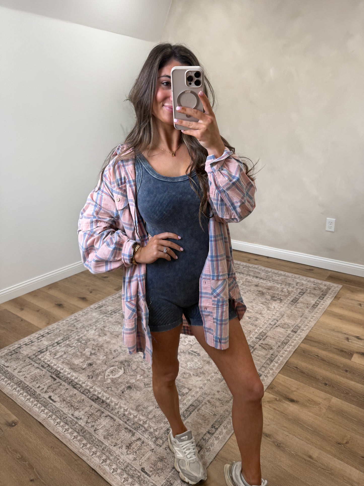 Waverly Ribbed Flannel - cotton pink