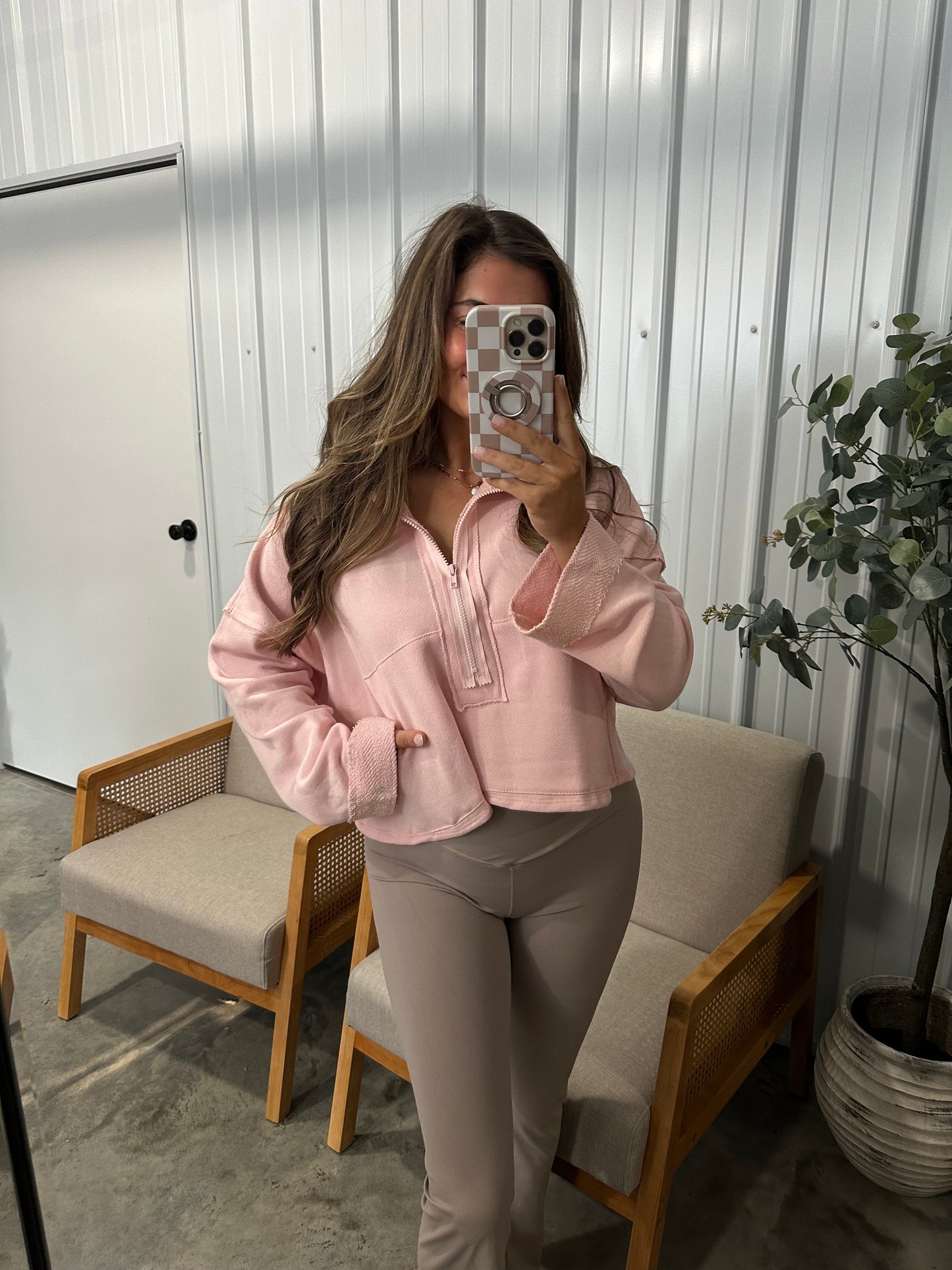 Greenly Pullover - Light Pink