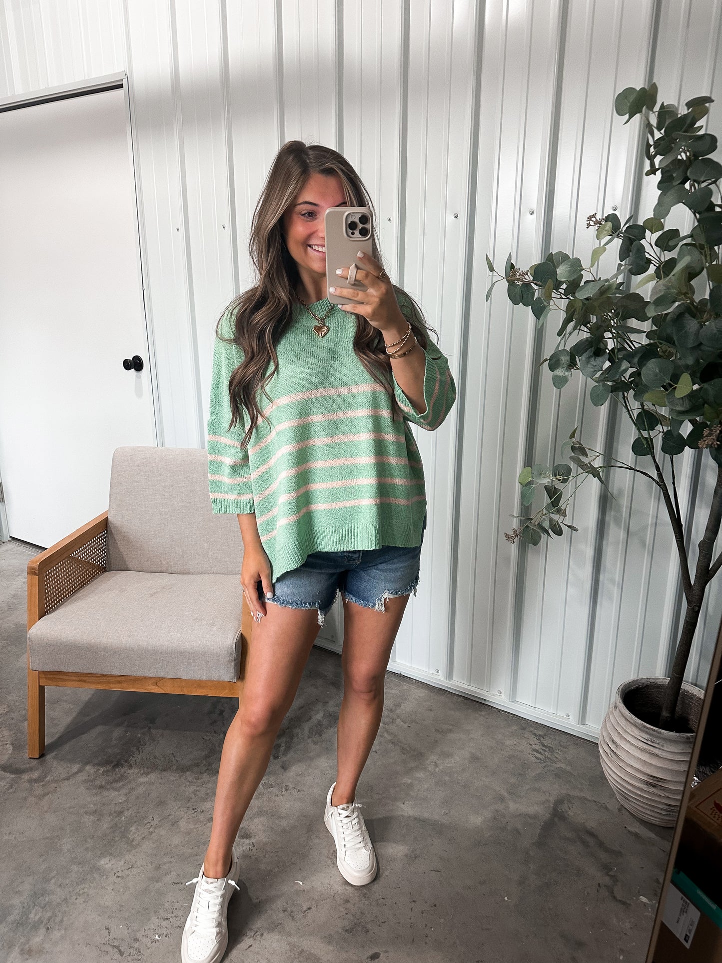 Pistachio Knit Pullover