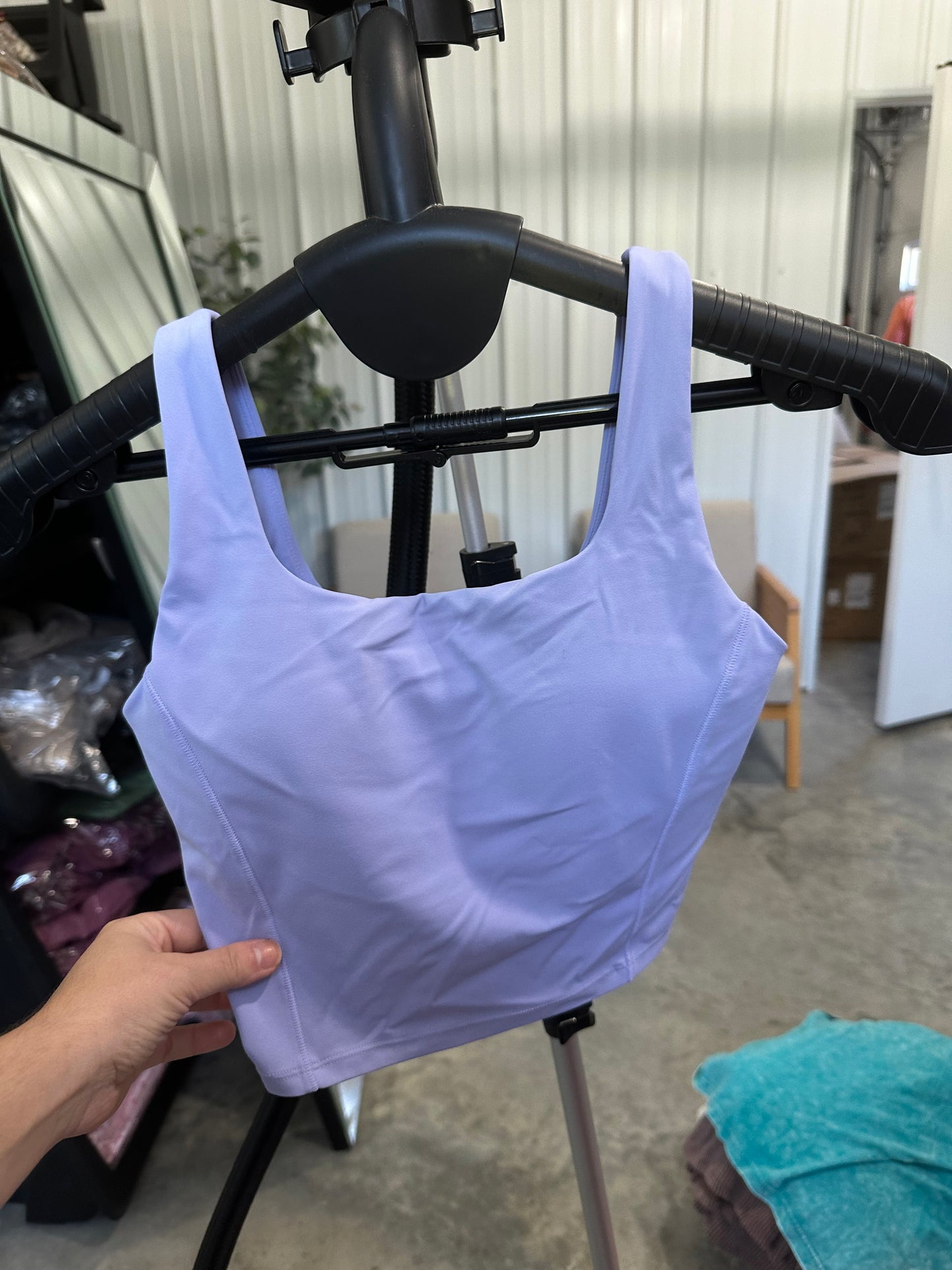 Lila Padded Tank *lightly loved*