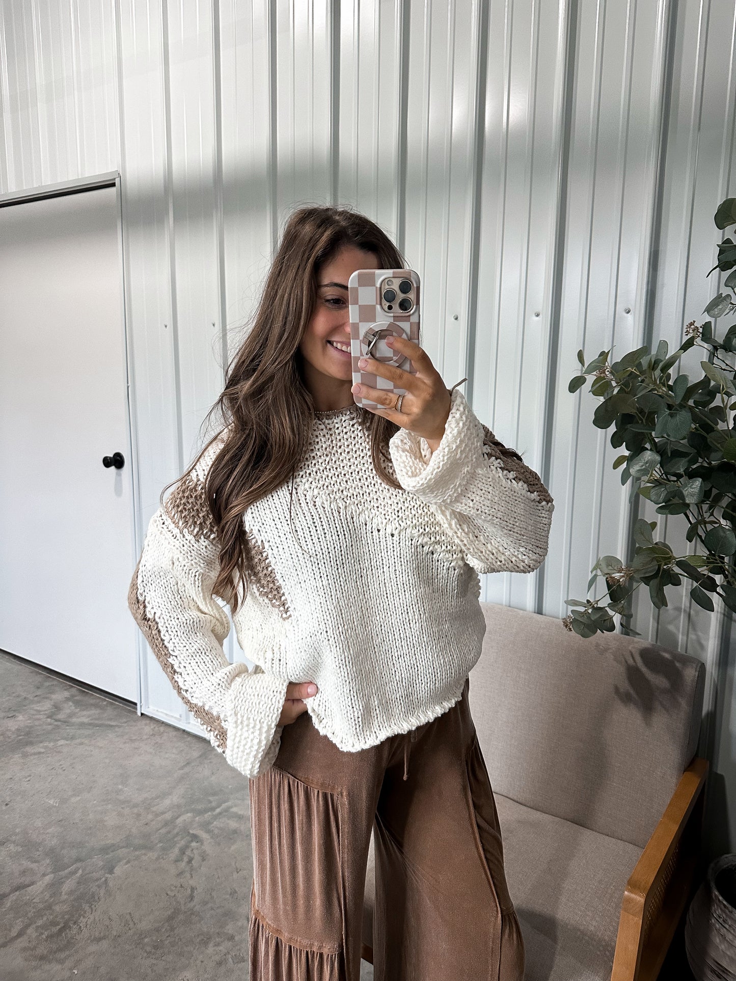 Camila Colorblock Chunky Sweater