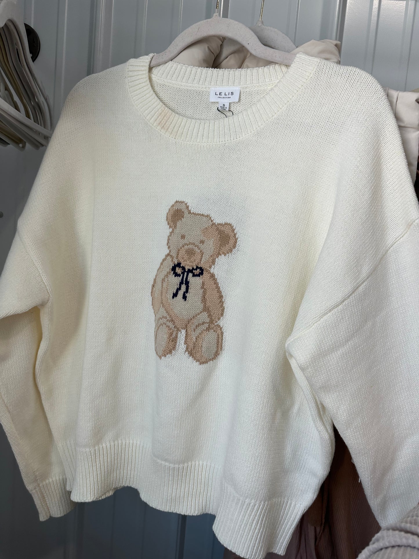 Lightly loved teddy sweater