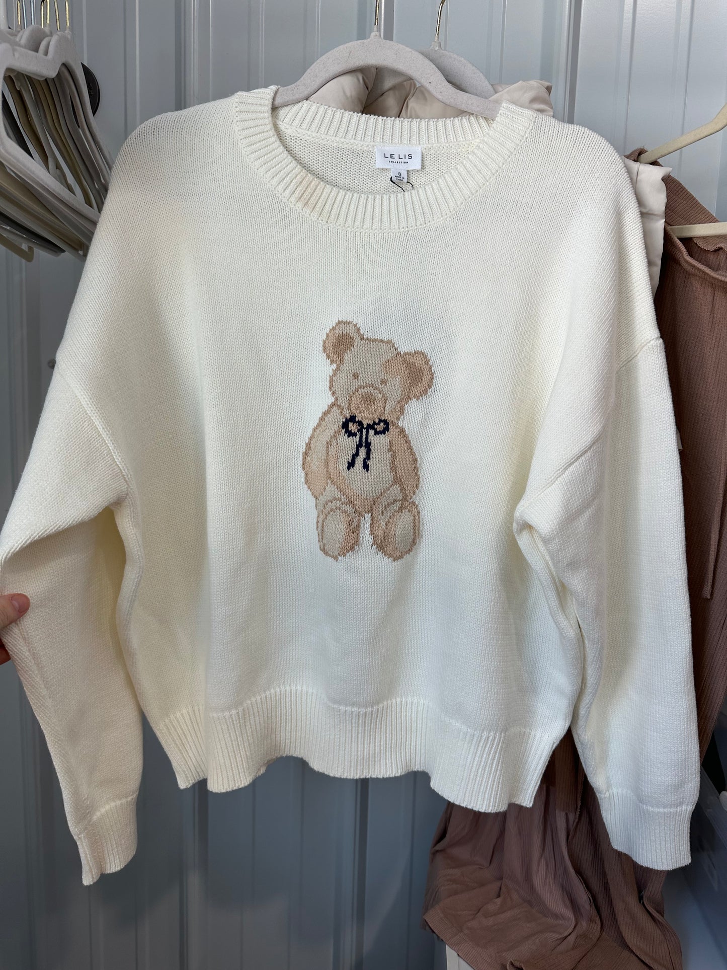 Lightly loved teddy sweater