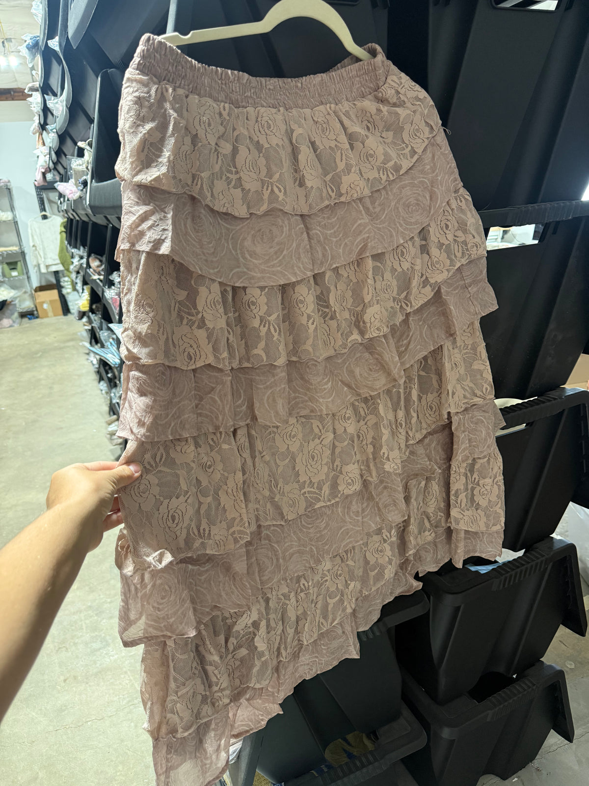 UNRELEASED MAXI RUFFLE SKIRT