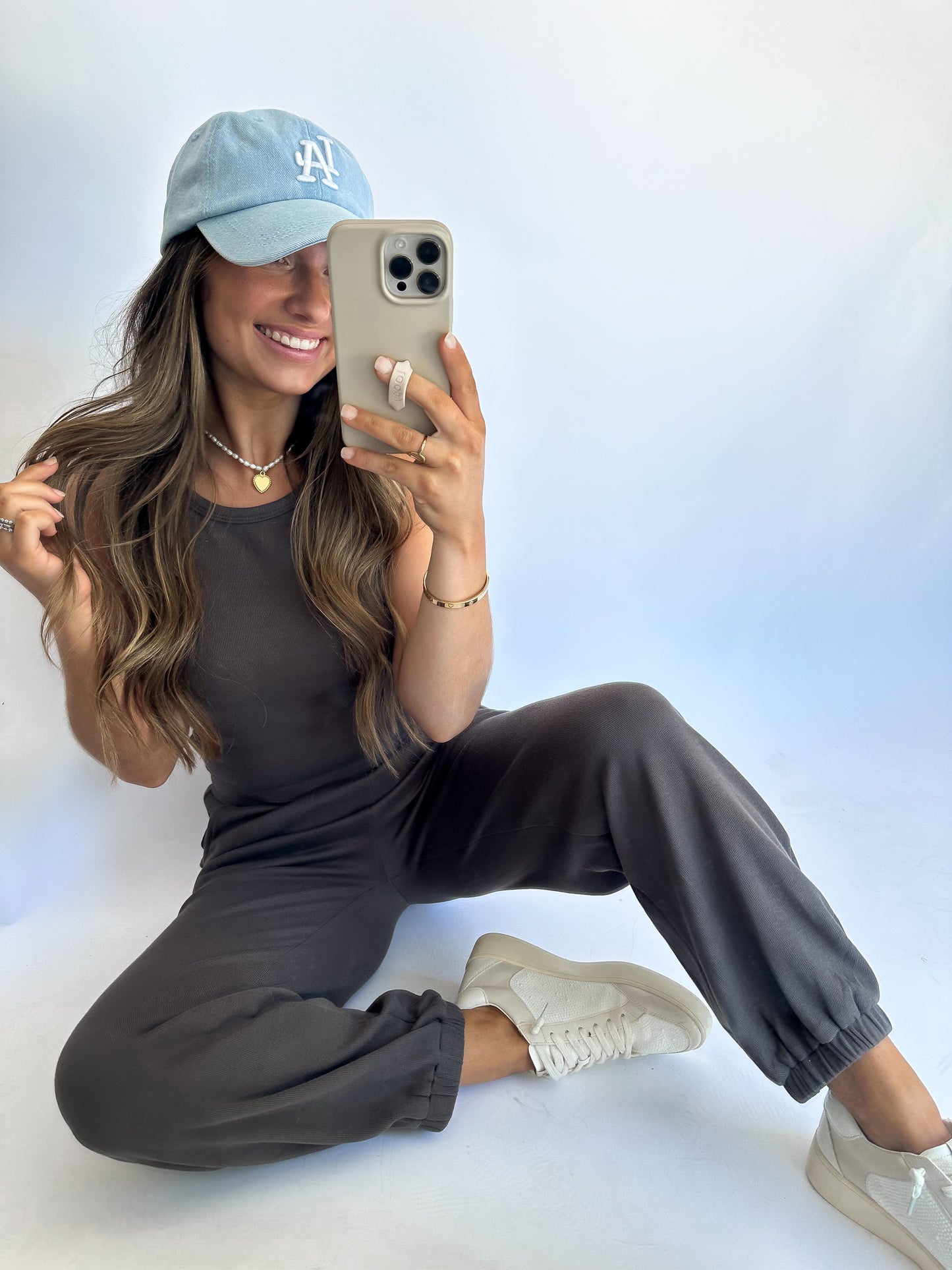 Airport By Noon two piece set - Charcoal
