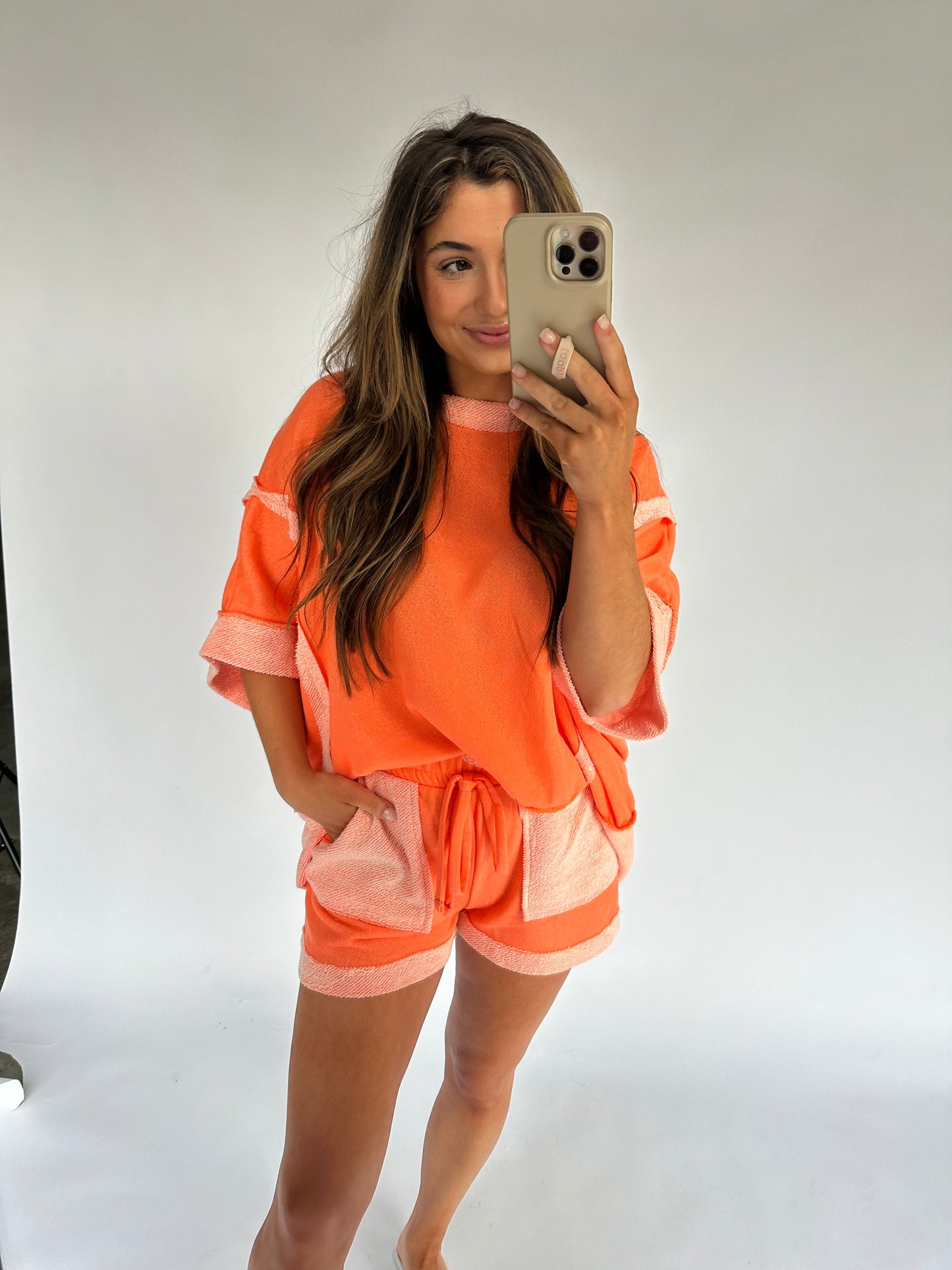 Georgia Set- Orange **LIGHTLY LOVED**