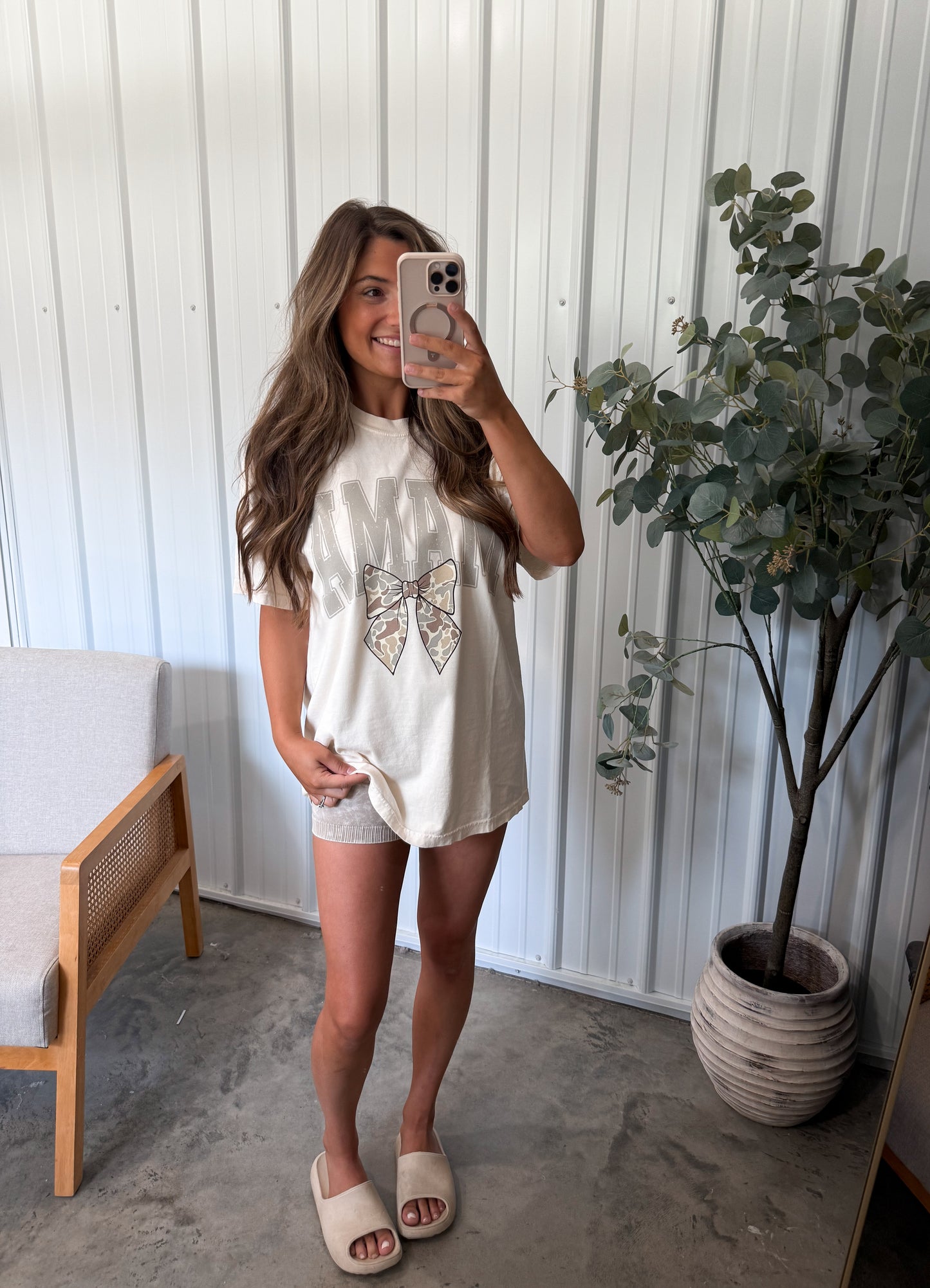 Camo Coquette Mama Tee