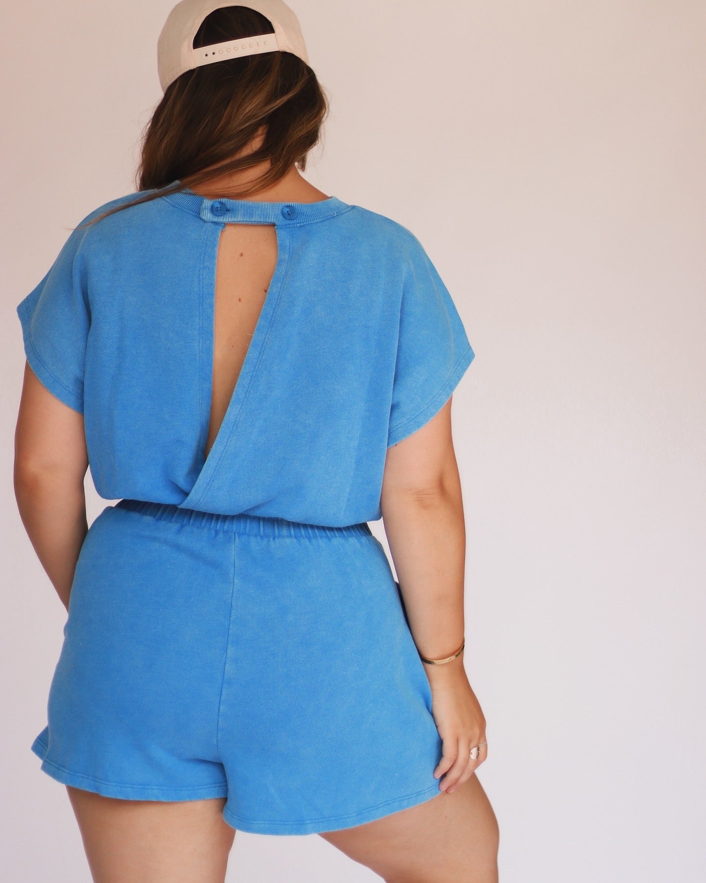 Grab n Go Romper - Royal Blue