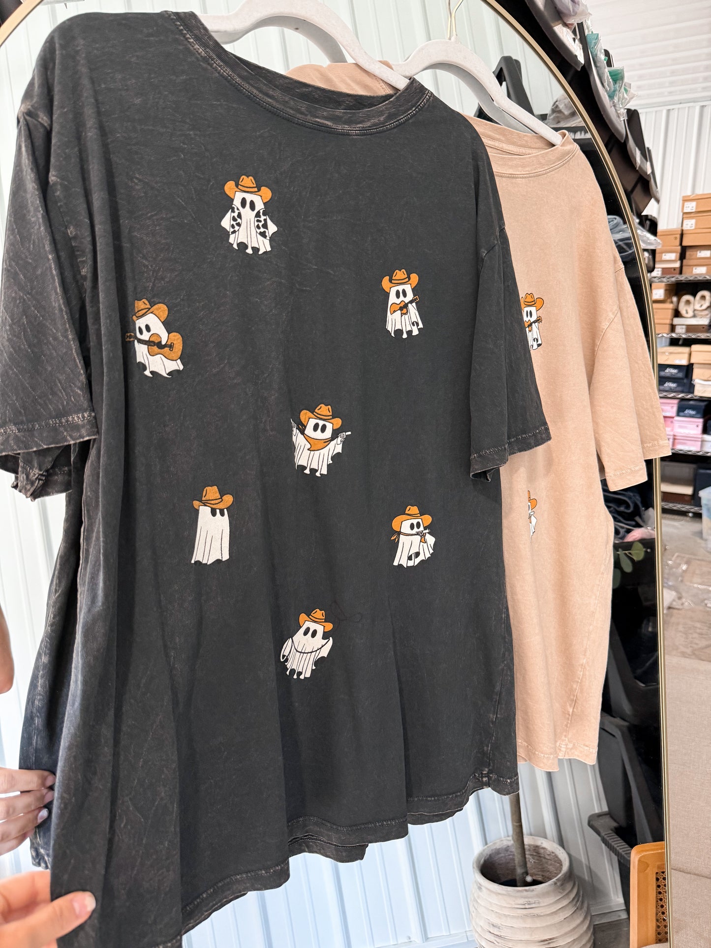 Ghostie Boot Tees- 2 colors
