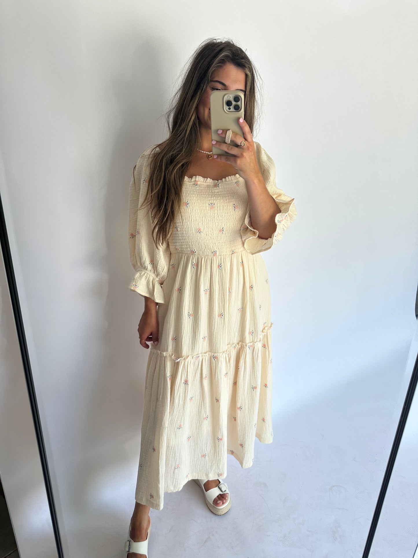 Roaming Free Gauze Maxi Dress