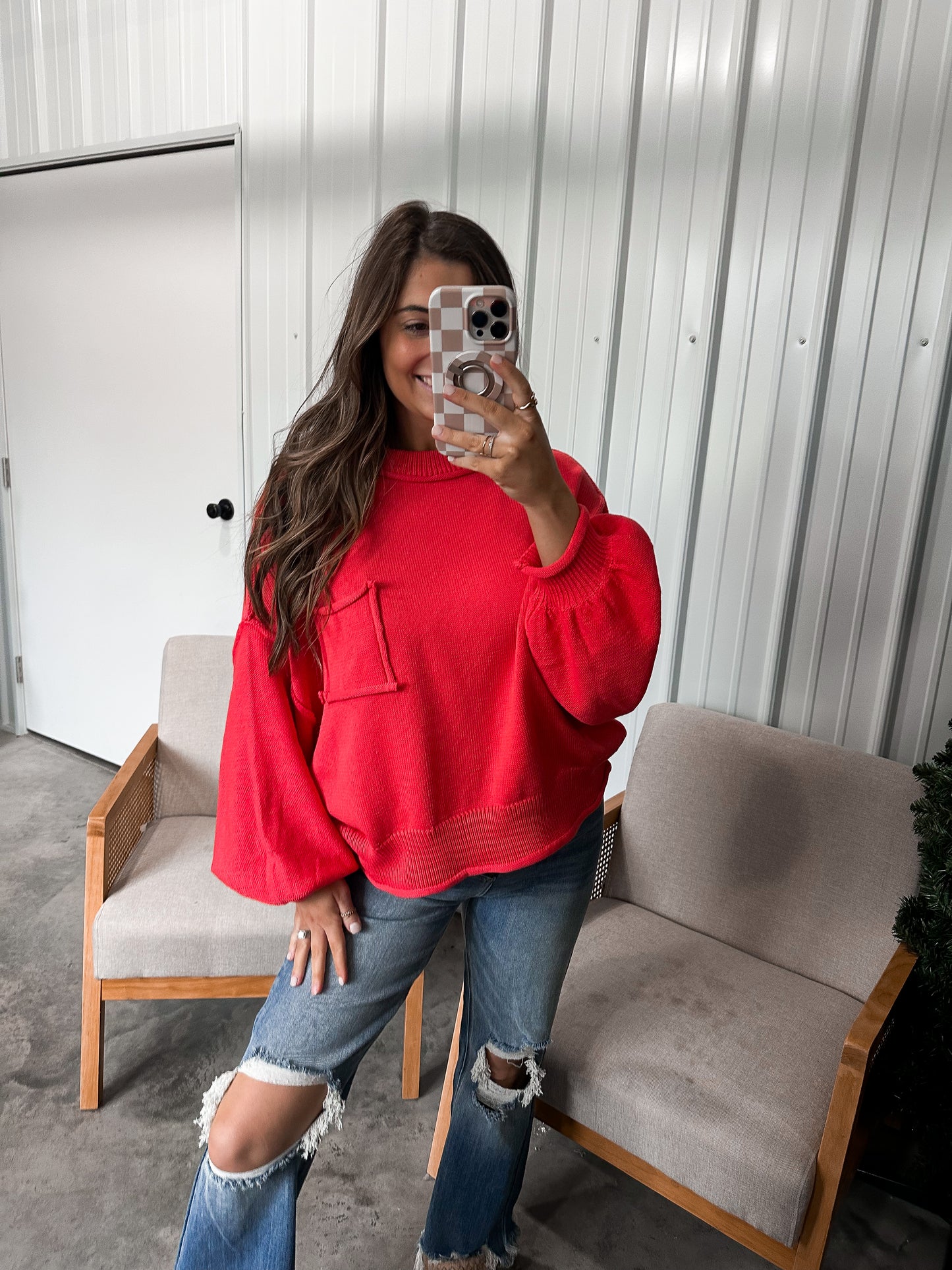 Candy Apple Pullover