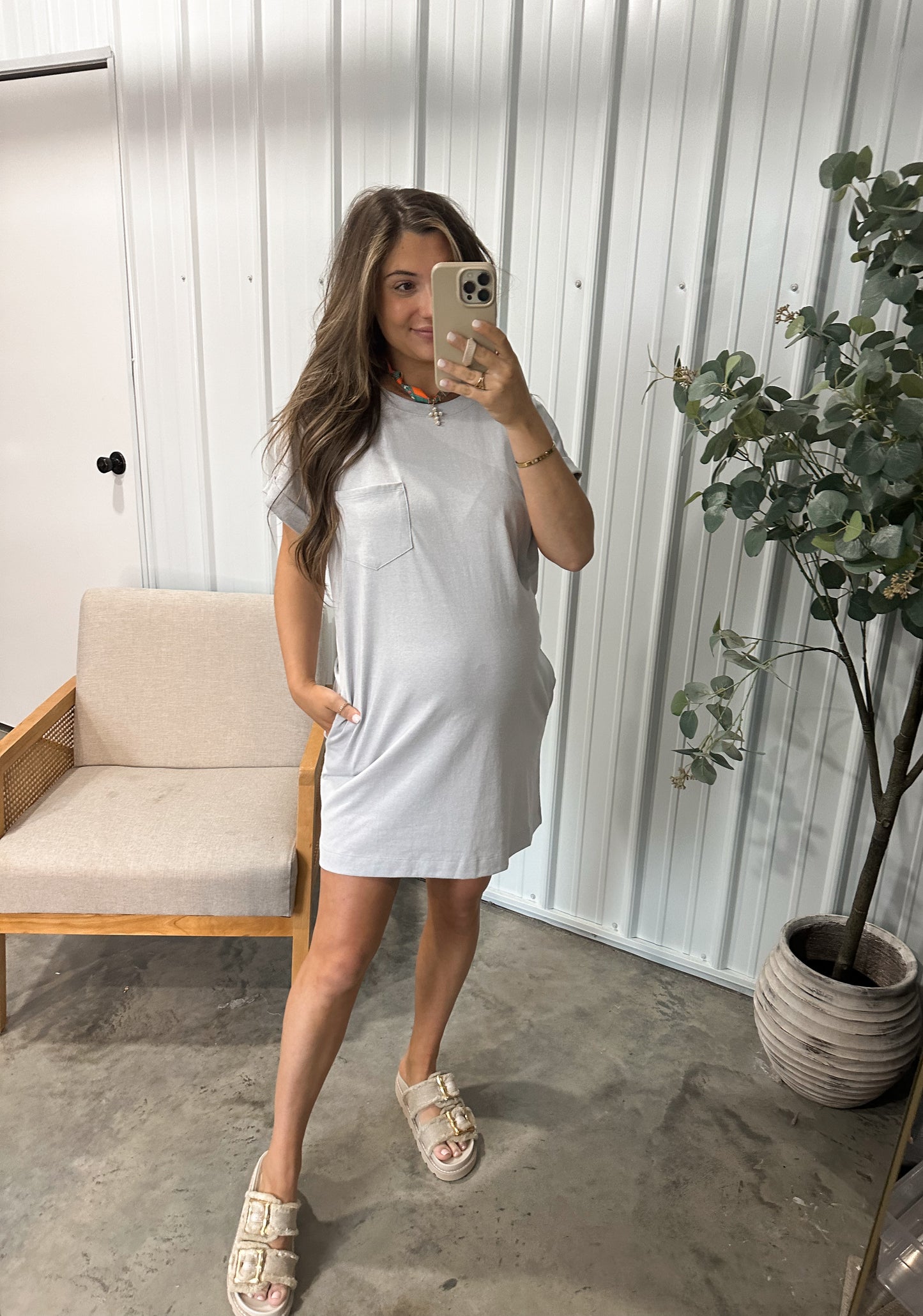 Pria Premium T-Shirt Dress- 2 colors