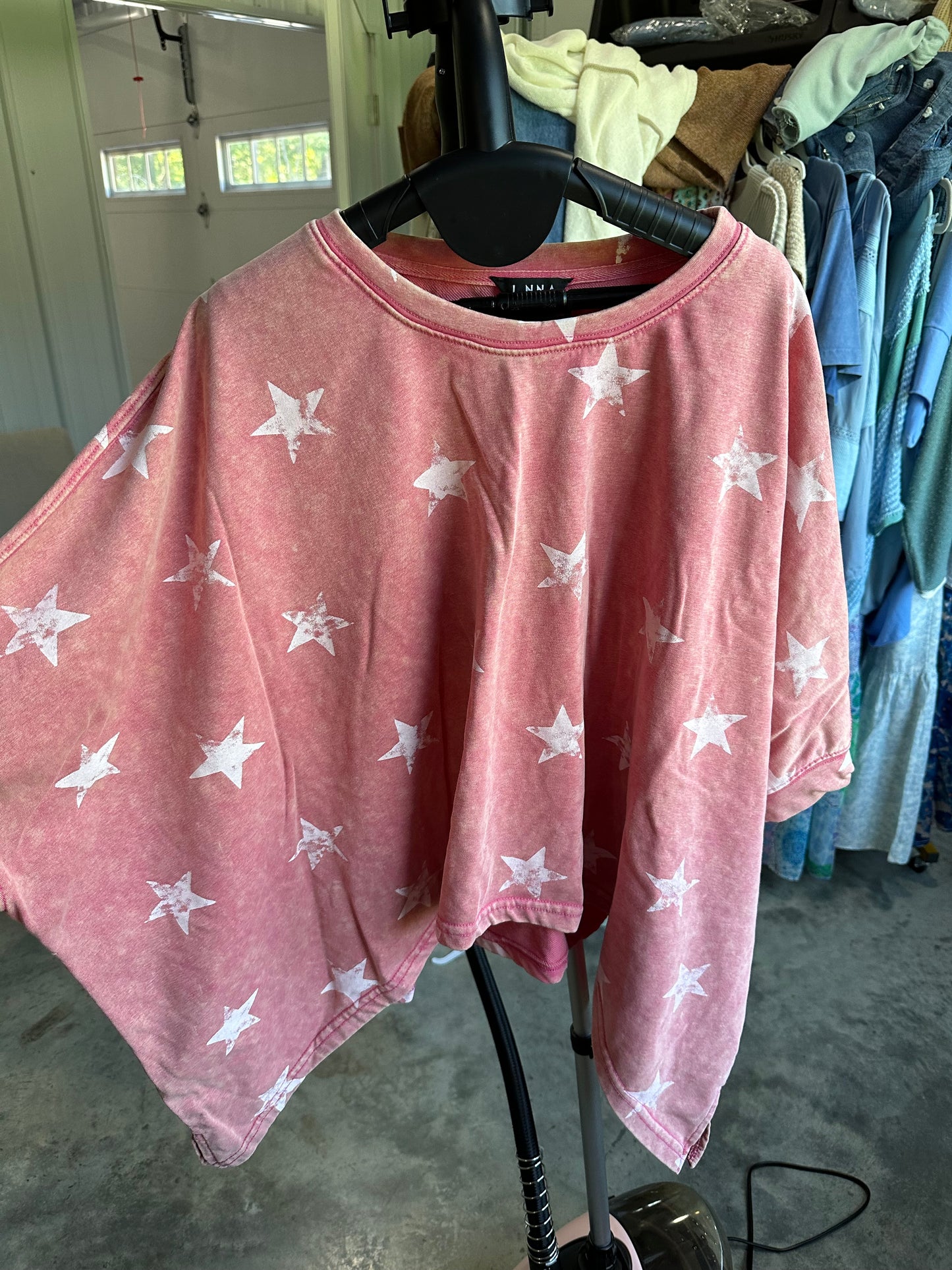 Spangled Dolman Tee- Lightly loved