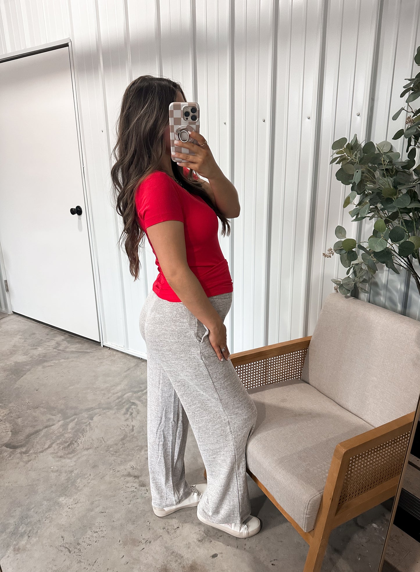 Melanie Melange Hacci Lounge Pants- 2 colors