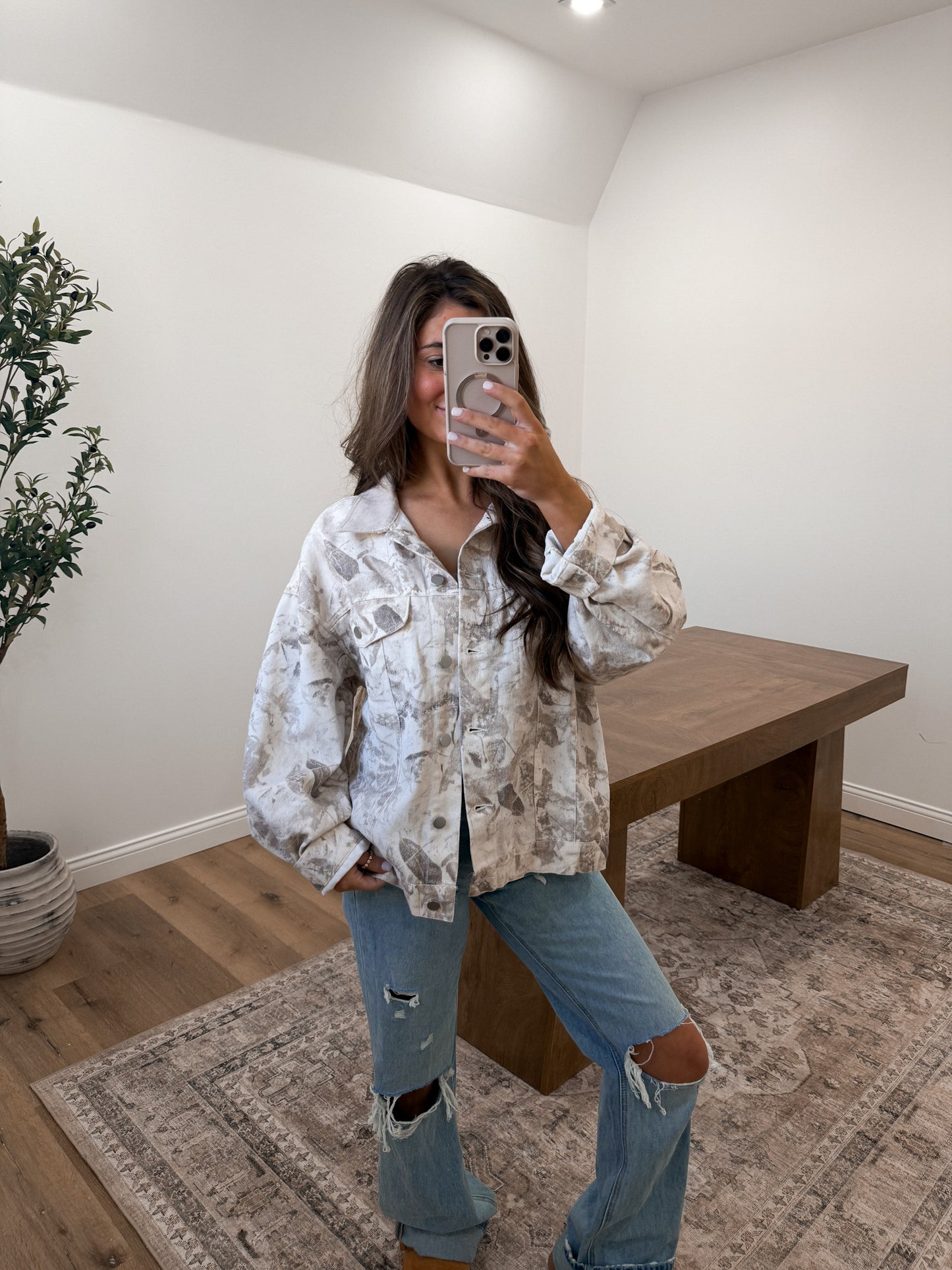 Vintage Button Up Denim Jacket