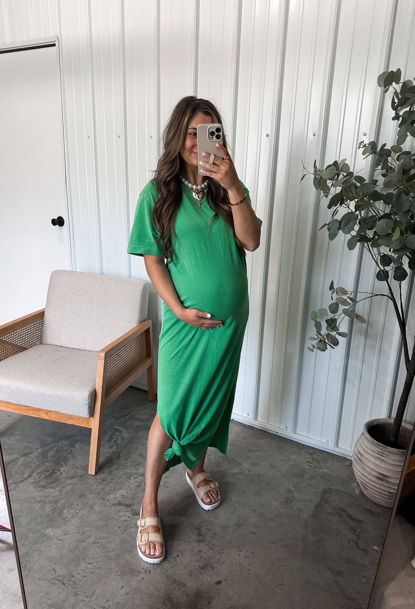 Maddy Maxi Dress- Kelly Green