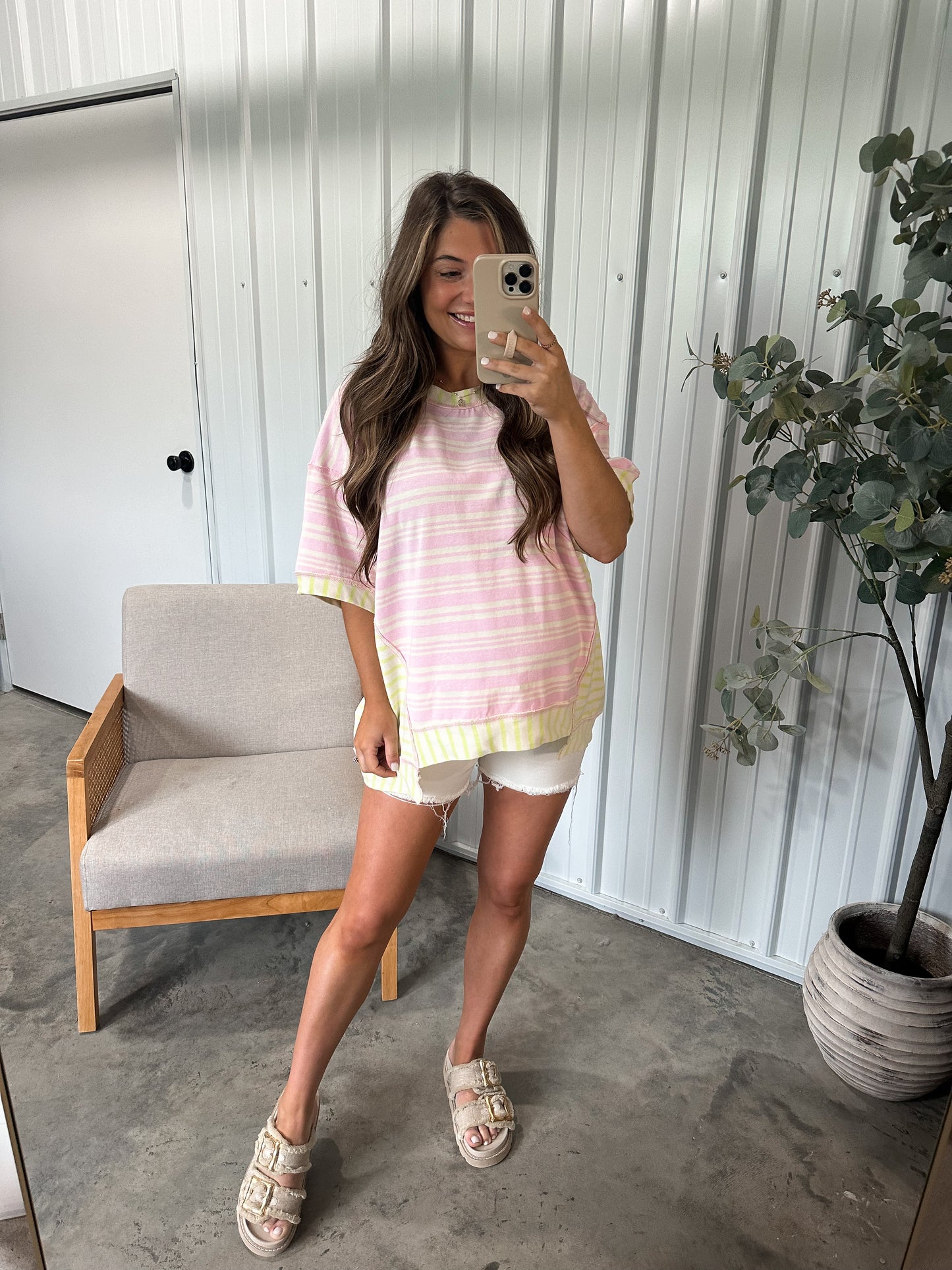 Pastel Striped Tee