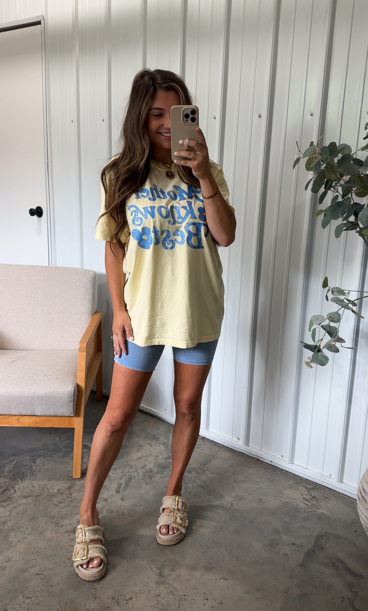 Mother Knows Best Graphic Tee- Buttery Yellow