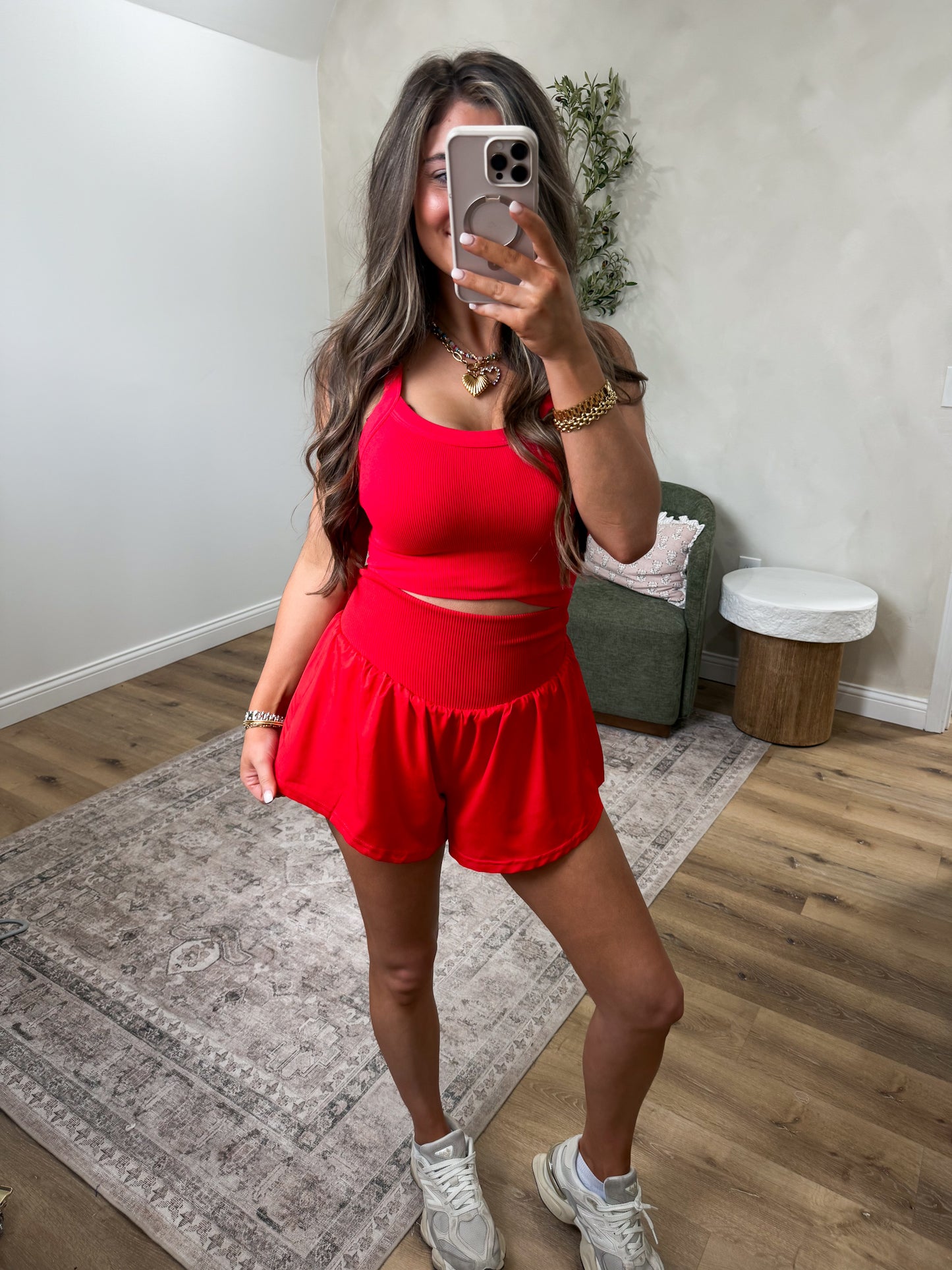 Glidefit Seamless Cami - ruby red