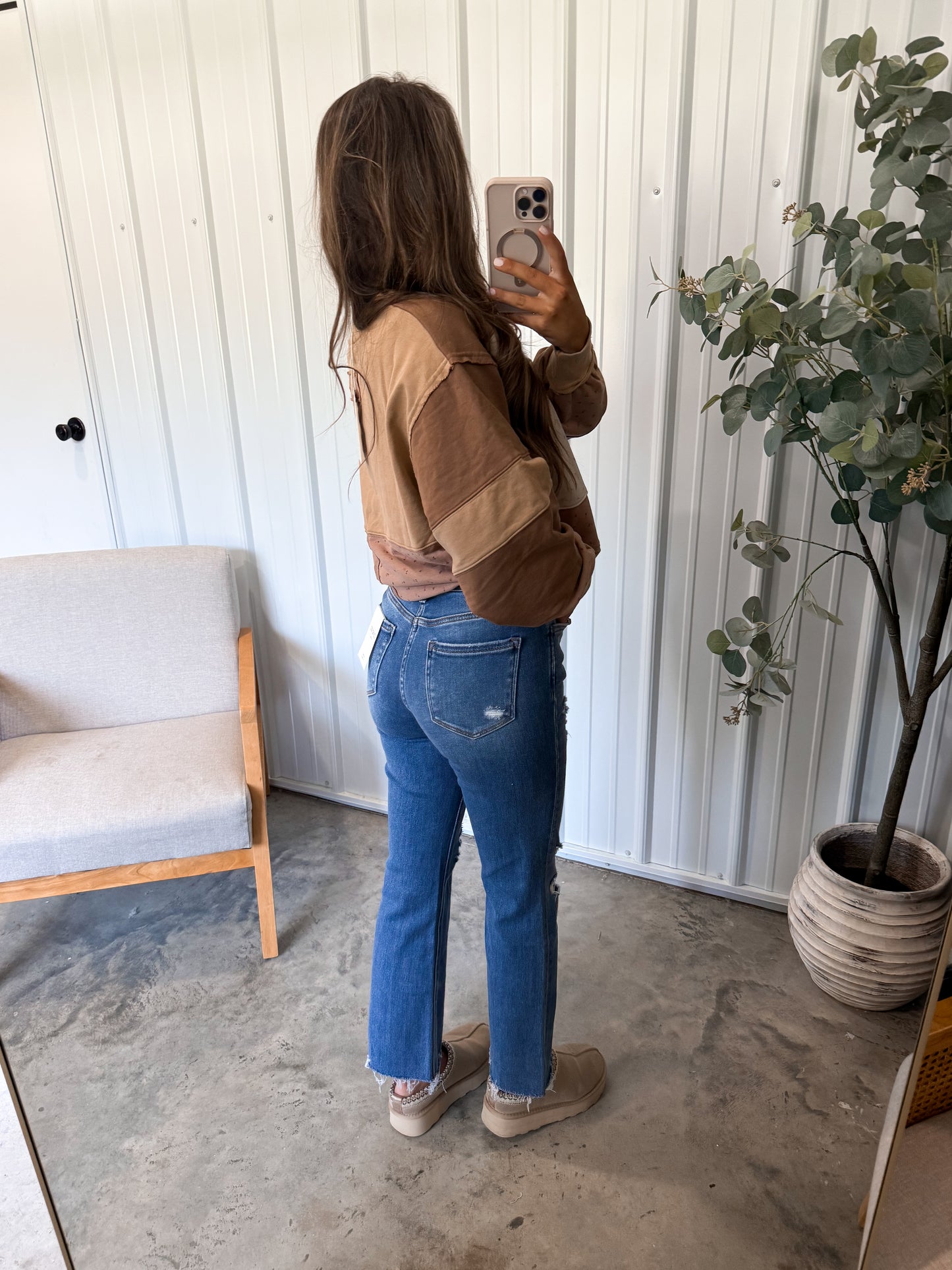 High Rise Kick Flare Jeans- Lovervet