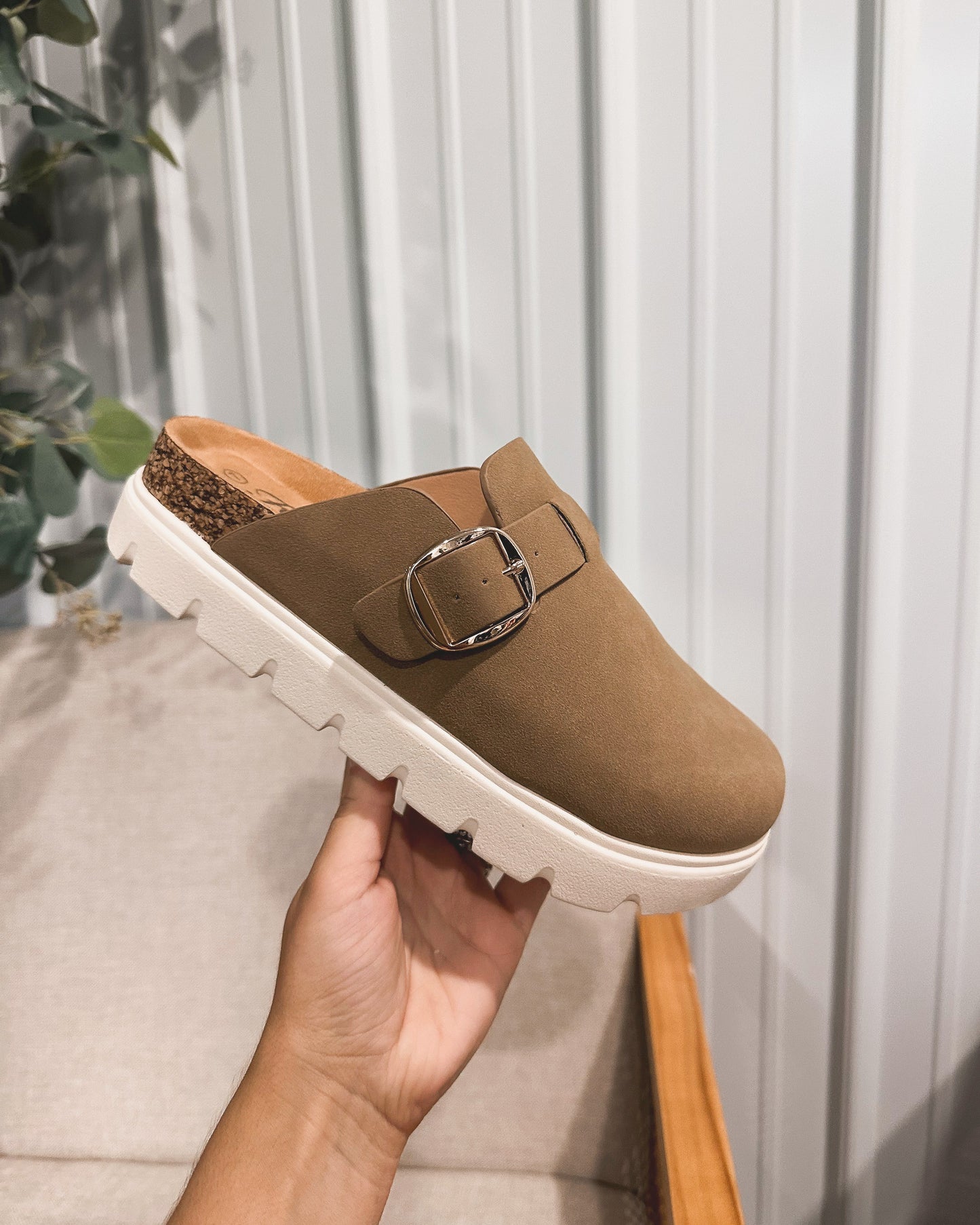Stella Platform Clogs - Taupe *SPRING RESTOCK*
